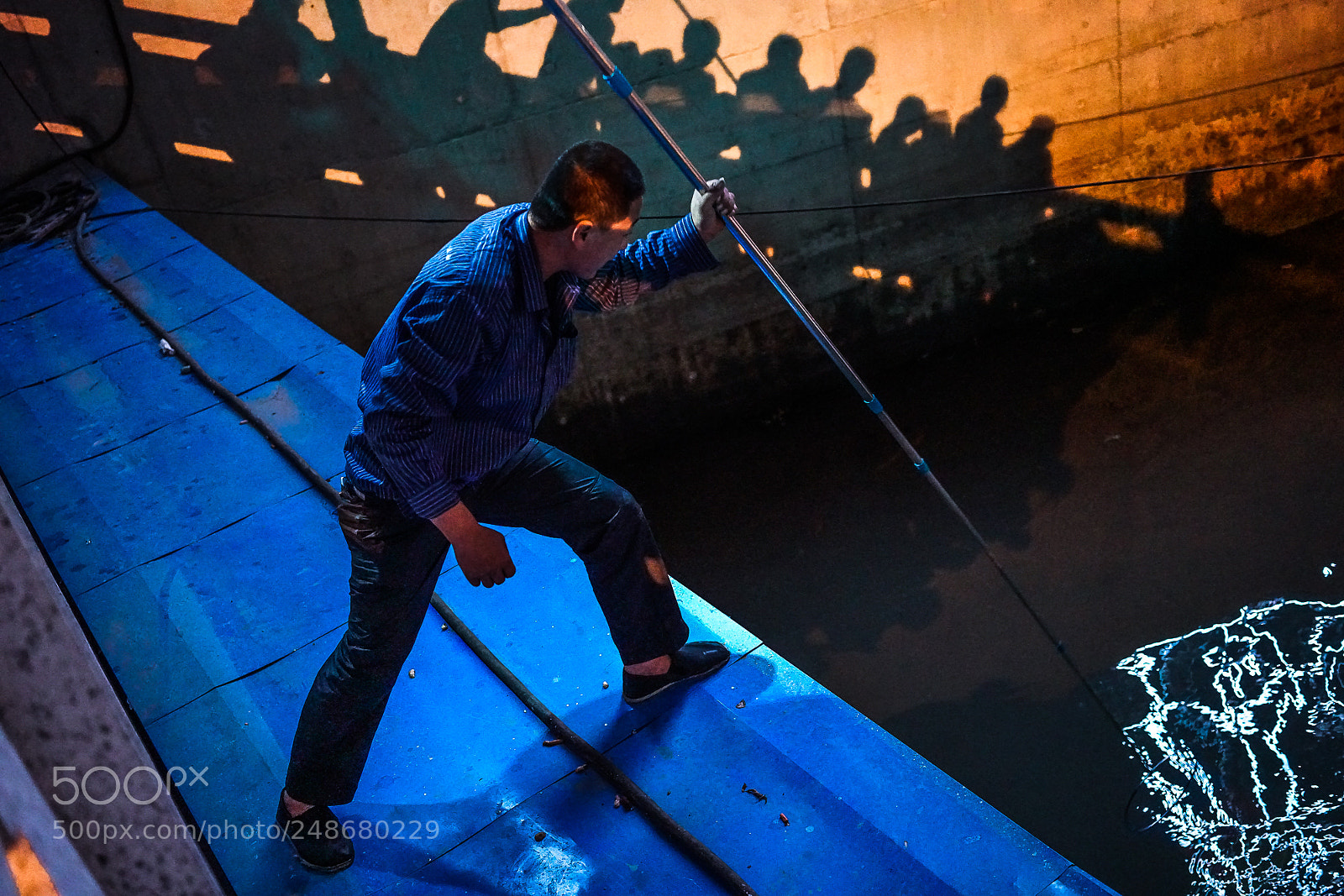 Sony a7R II sample photo. Fishing at night photography