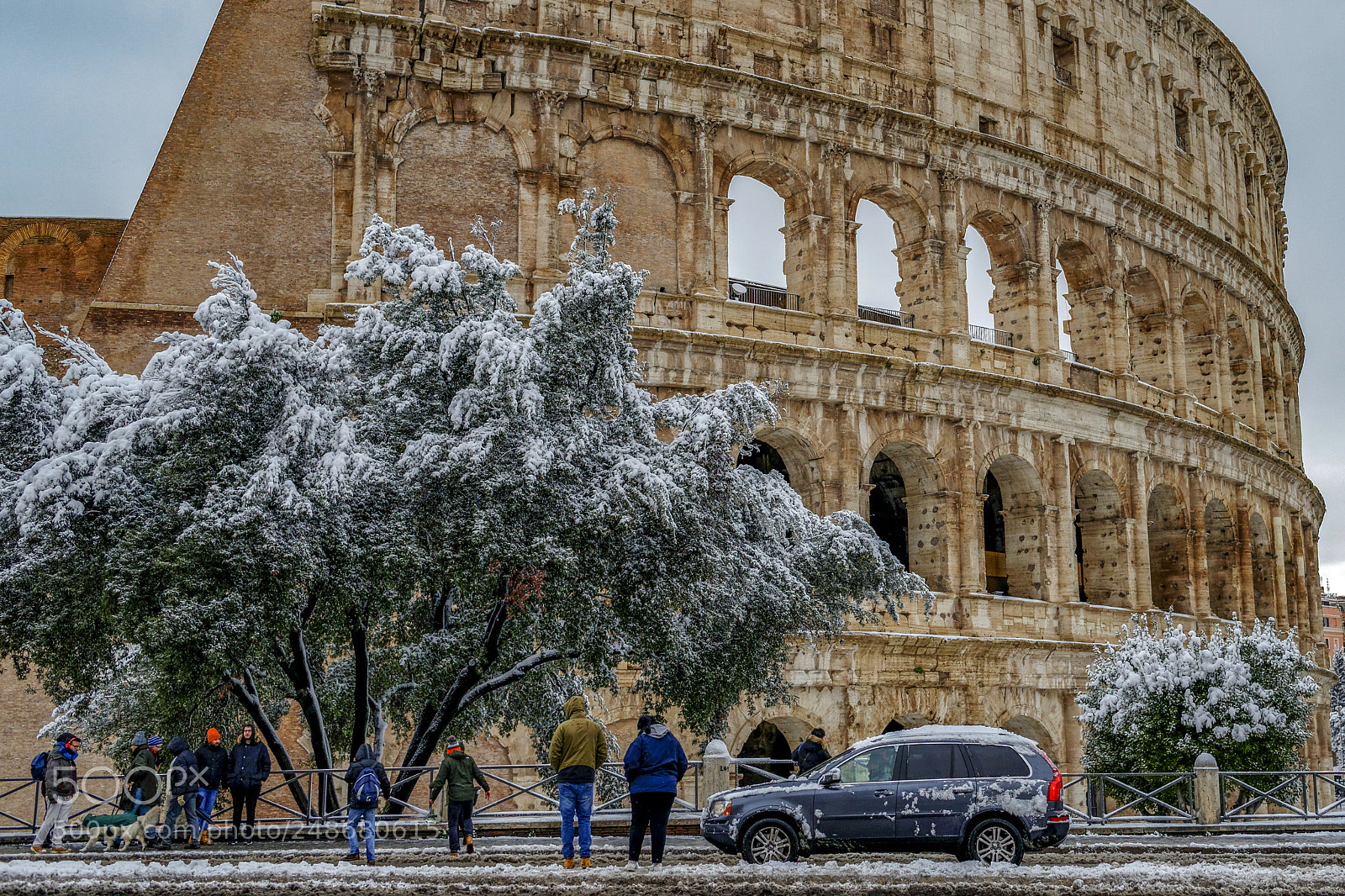 Nikon D800 sample photo. Snowy day in rome # 3 photography
