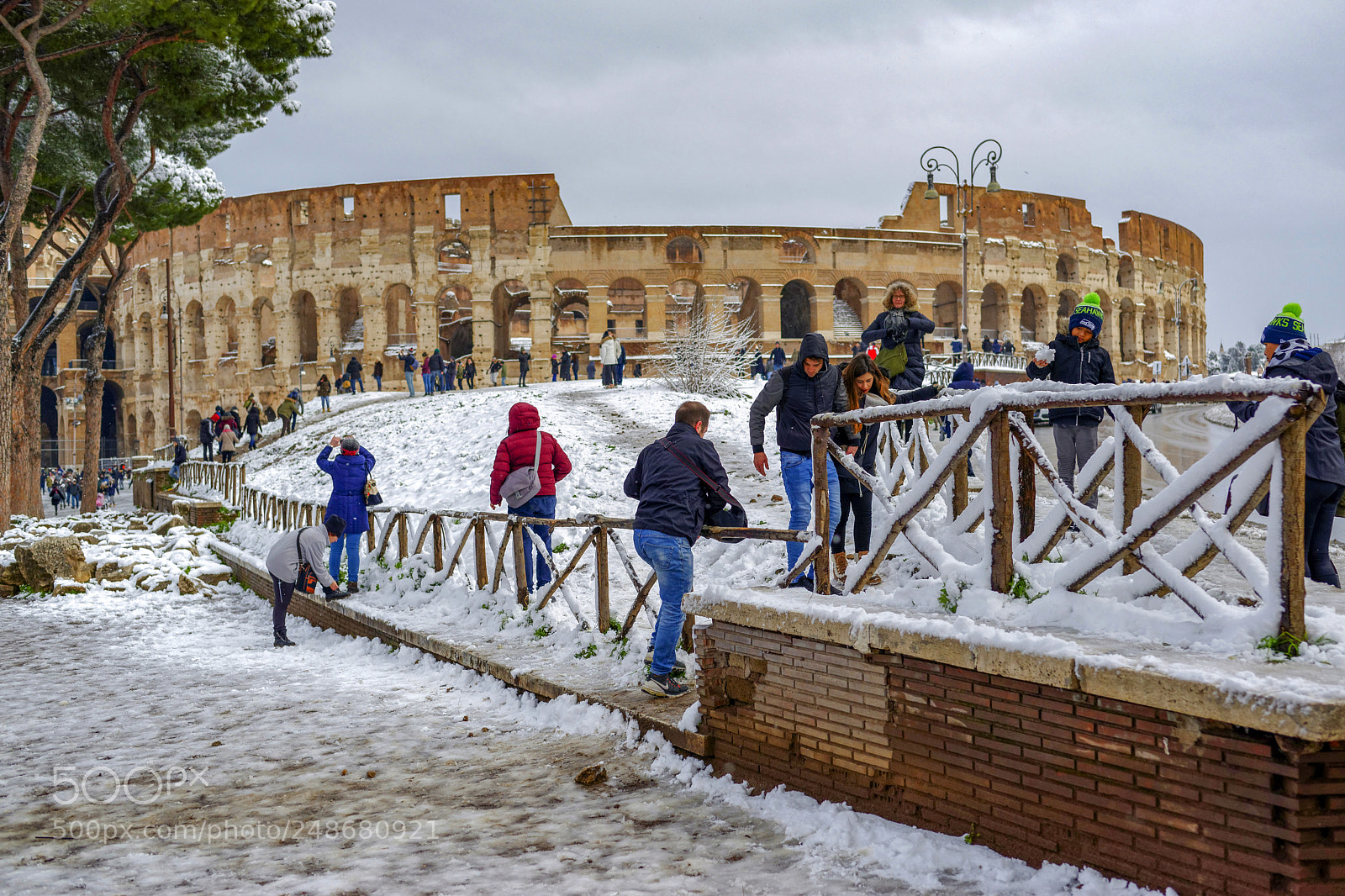 Nikon D800 sample photo. Snowy day in rome # 2 photography