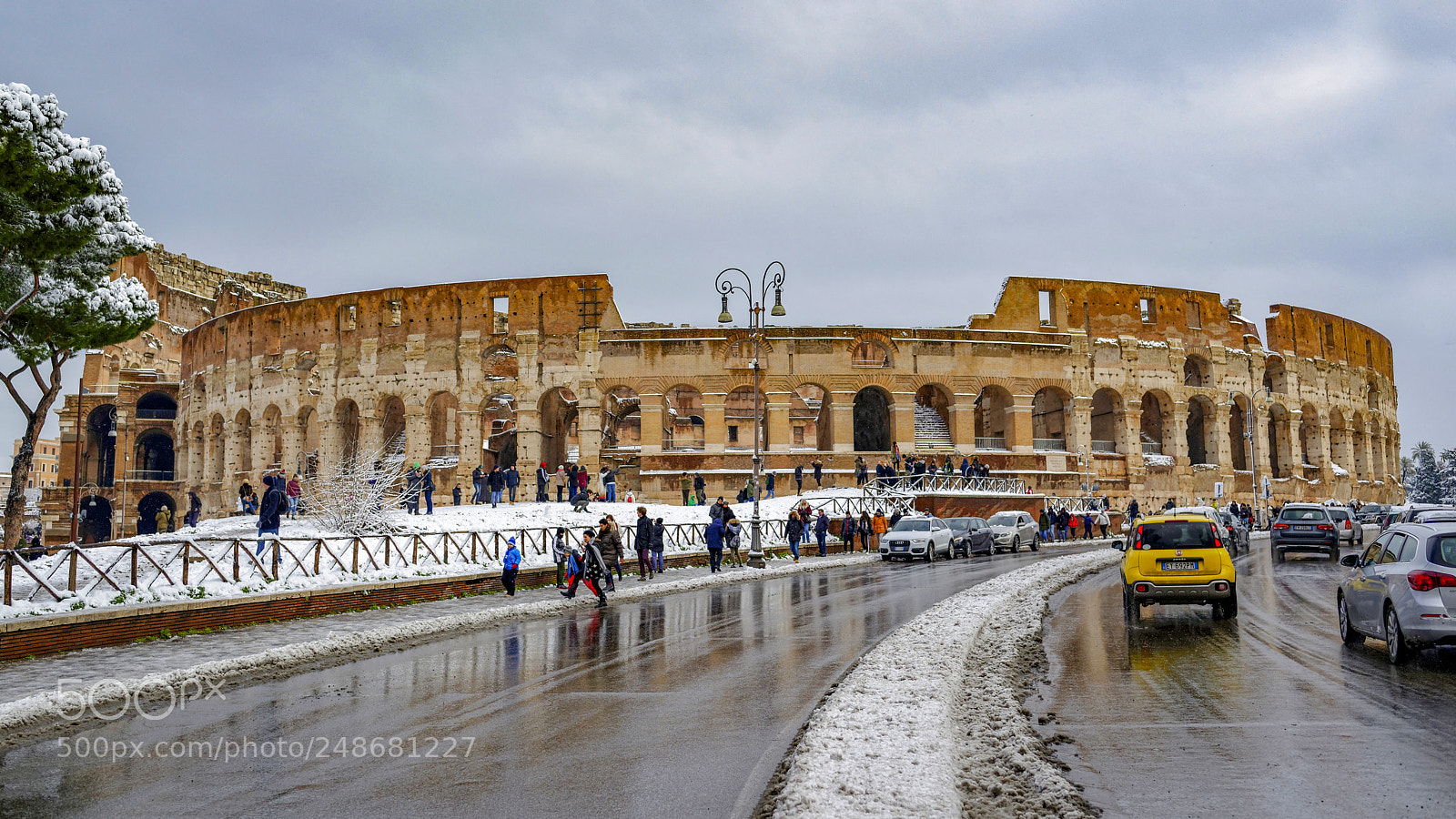 Nikon D800 sample photo. Snowy day in rome # 1 photography