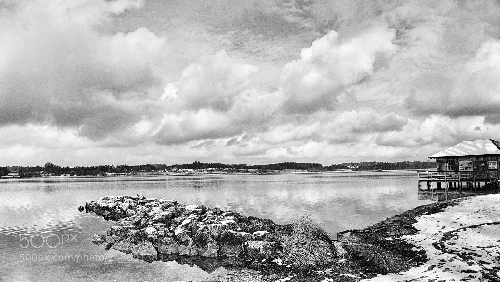 Panasonic Lumix DMC-FZ1000 sample photo. Lakeside bw photography
