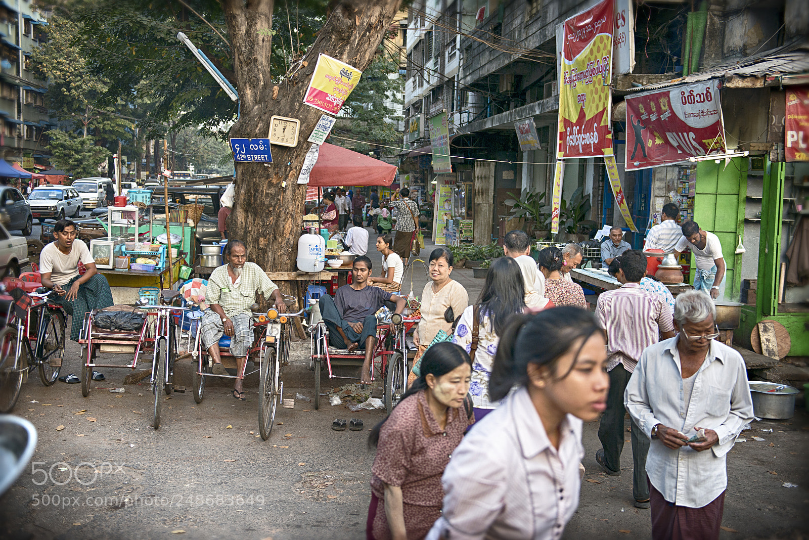 Nikon D800 sample photo. Downtown rangoon / myanmar photography