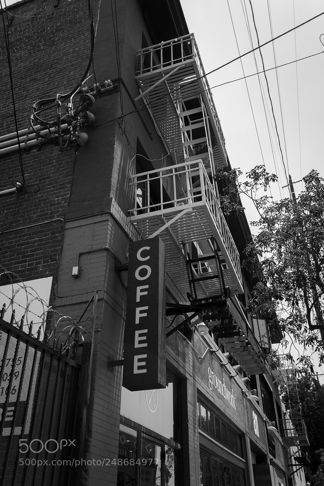 Canon EOS 1000D (EOS Digital Rebel XS / EOS Kiss F) sample photo. Coffee shop dtla photography