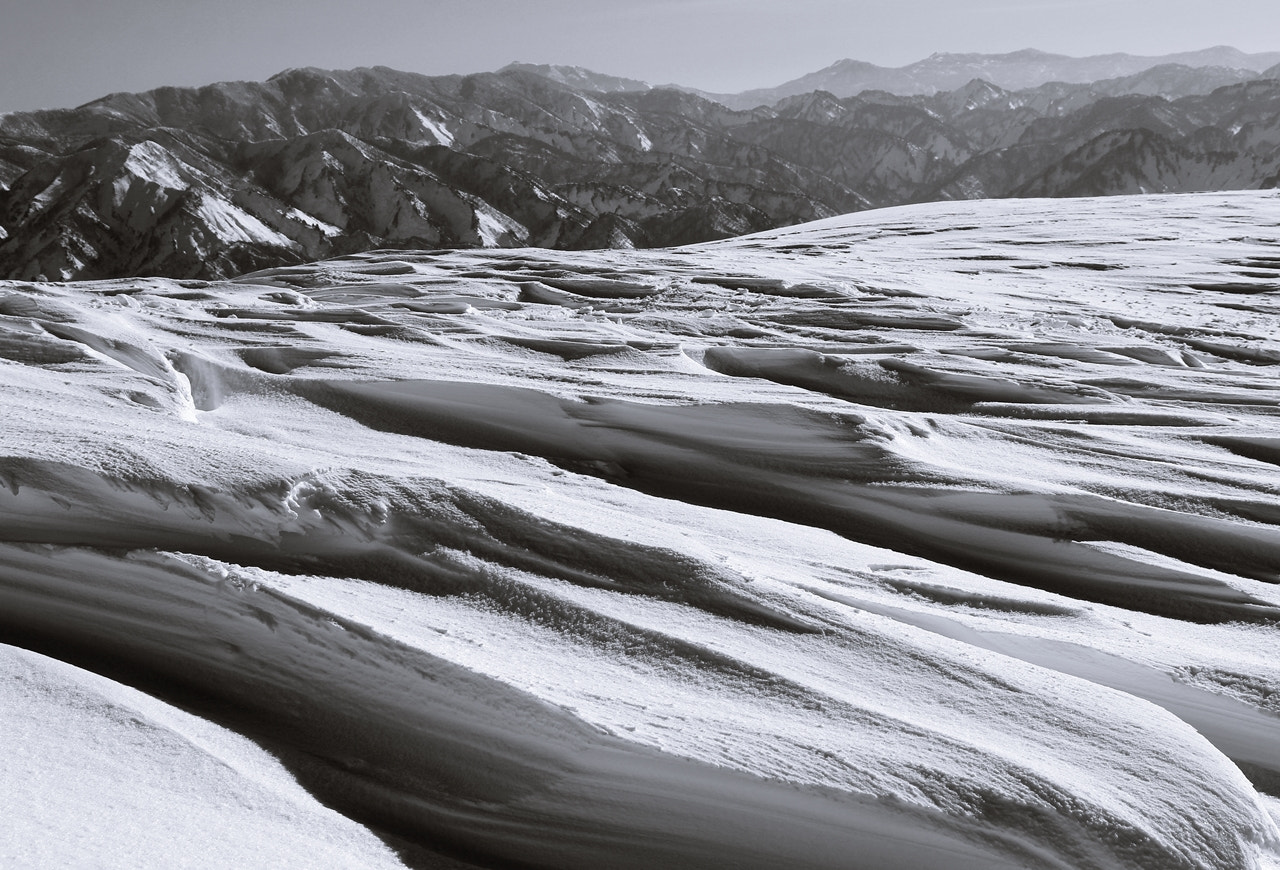 Canon EOS 60D sample photo. Snow ripples photography