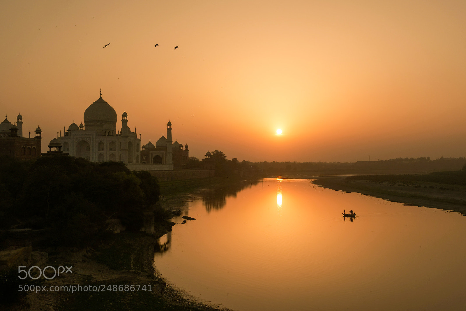 Fujifilm X-H1 sample photo. Yamuna sunset photography