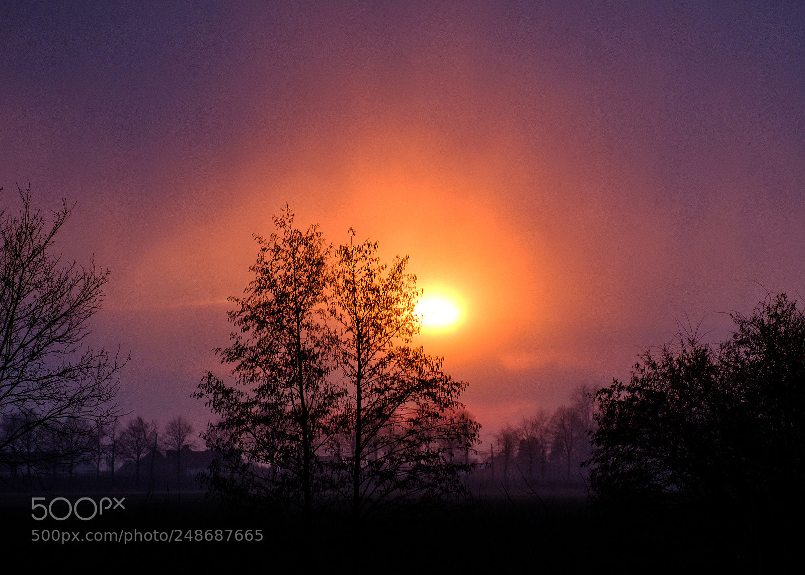 Fujifilm X-T2 sample photo. Winter sunset photography