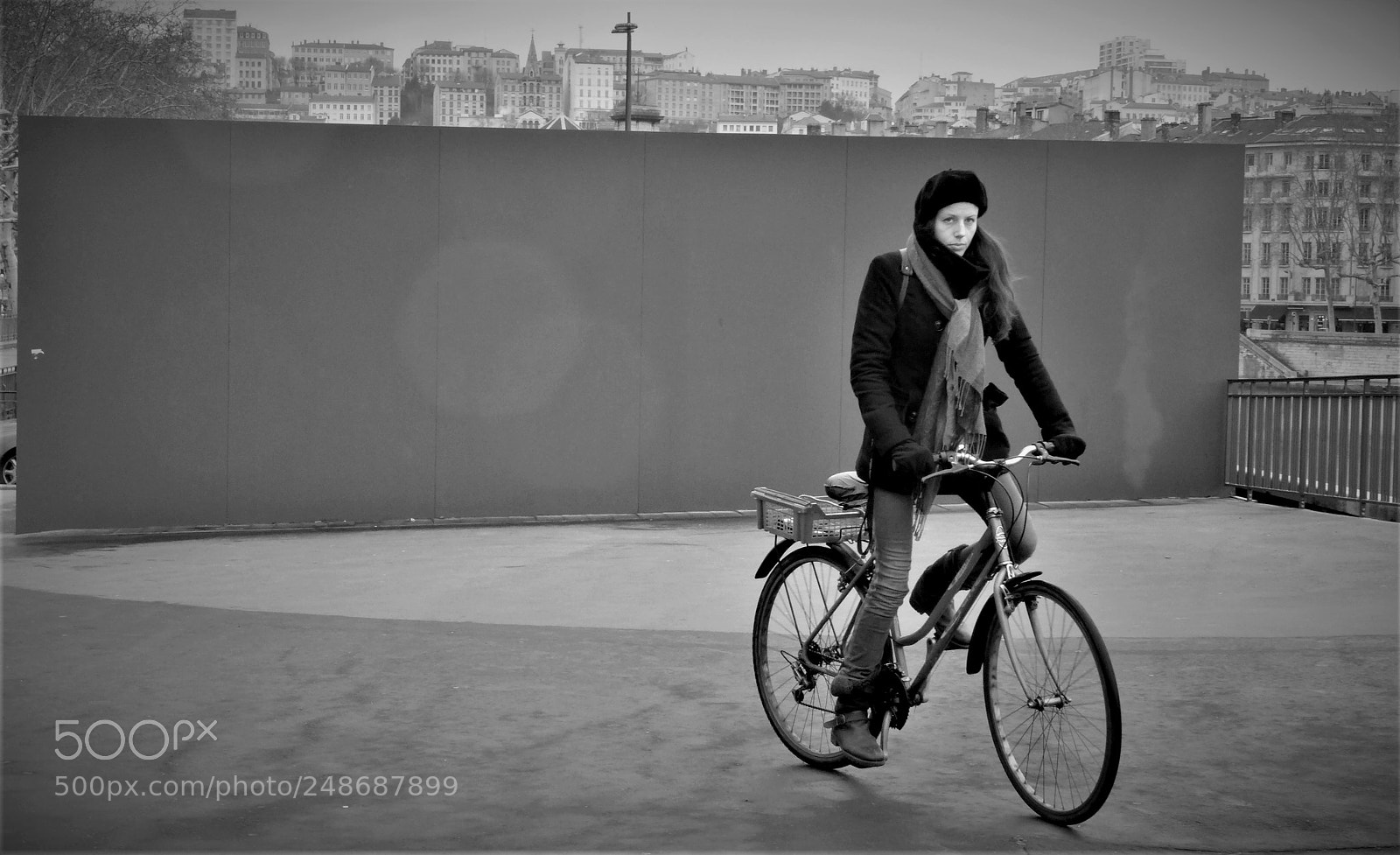 Panasonic Lumix DMC-LX7 sample photo. Chick on bike 2 photography