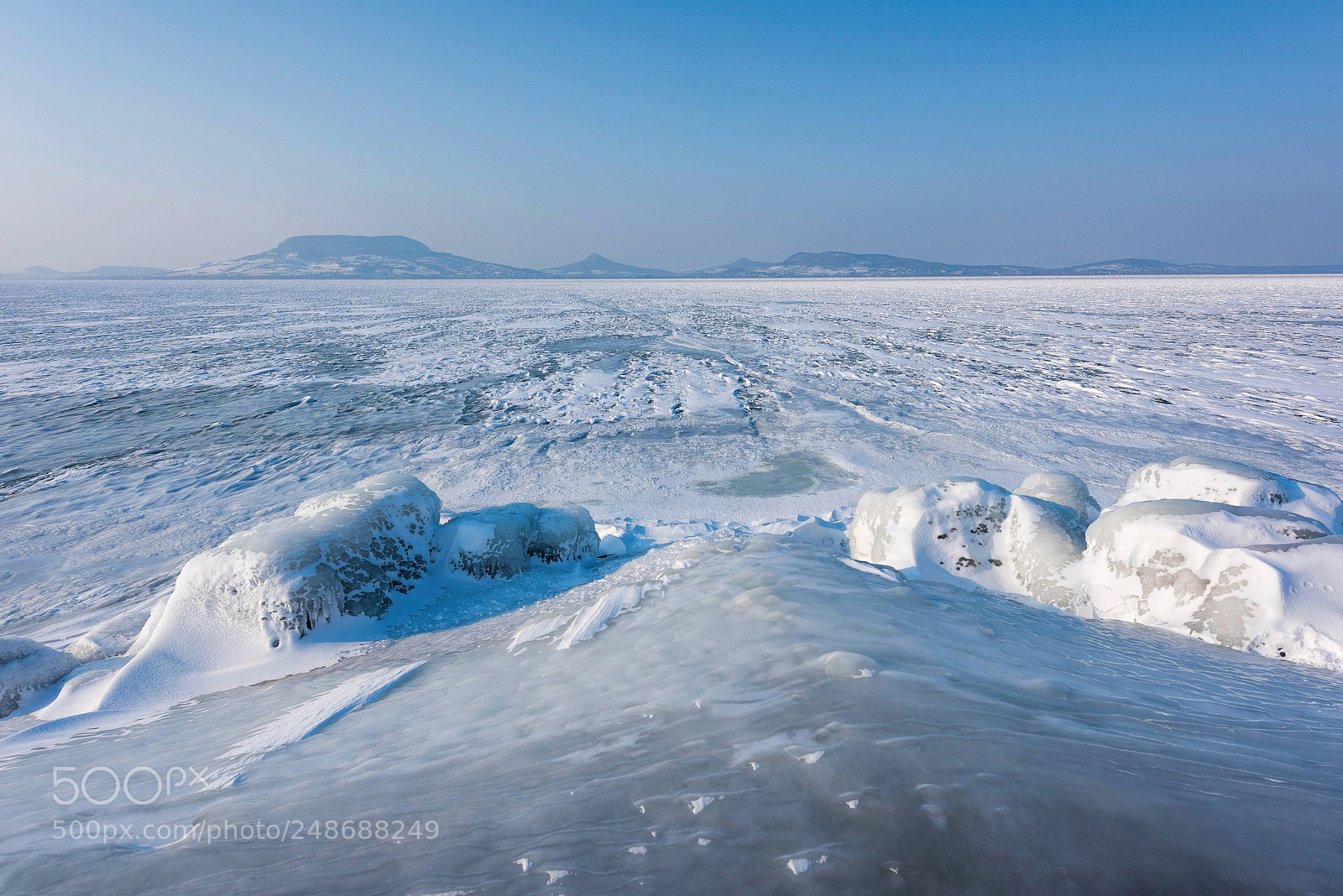 Nikon D810 sample photo. Frosted lake balaton photography