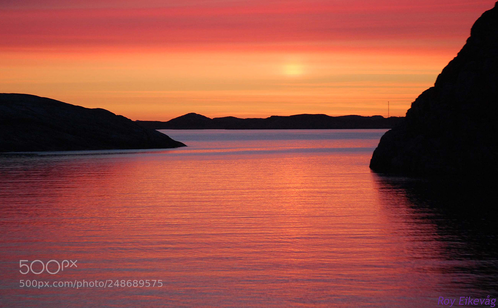 Nikon D40 sample photo. Sunset at turøy photography