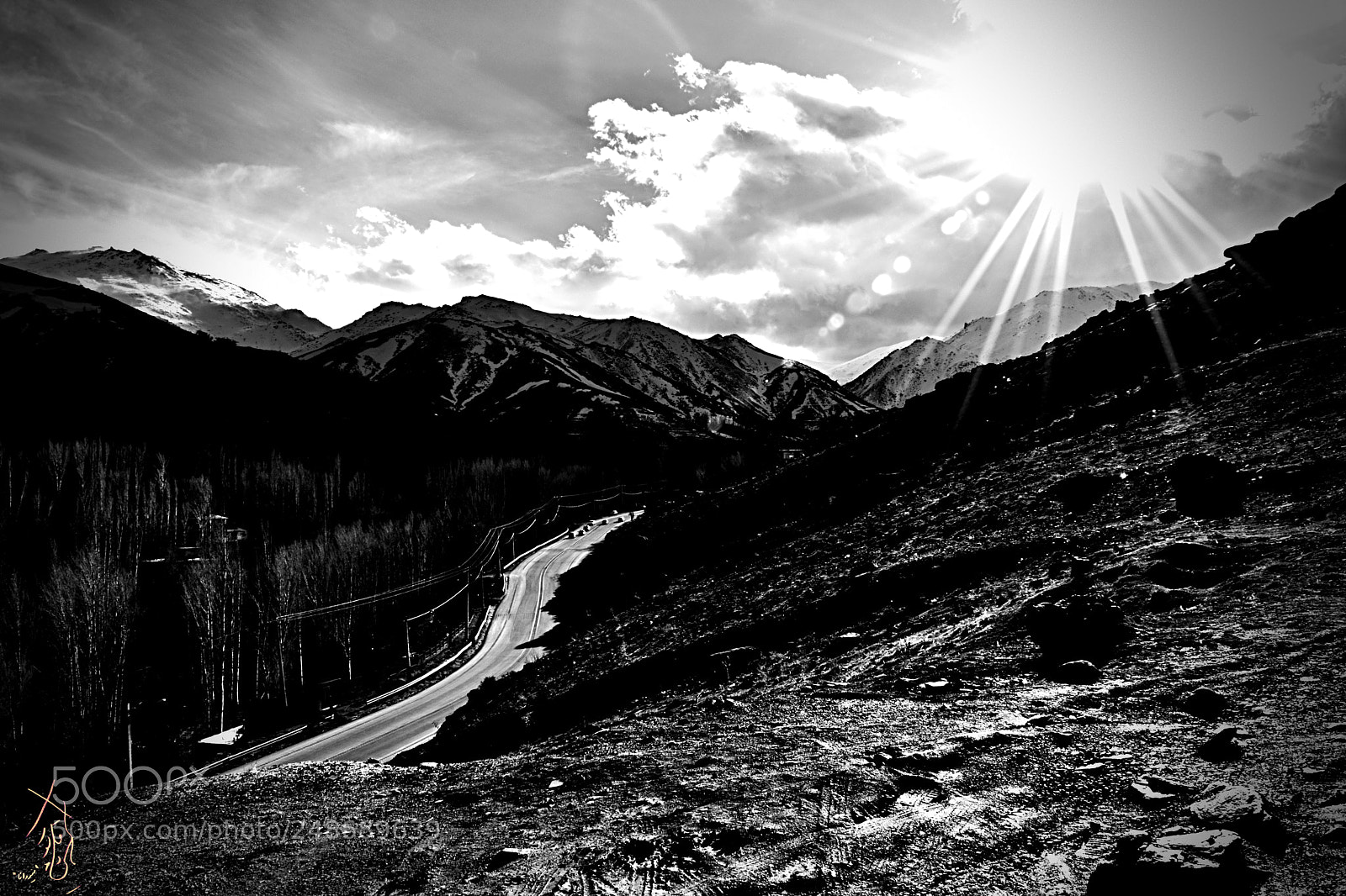 Nikon D5600 sample photo. Ganjname road photography