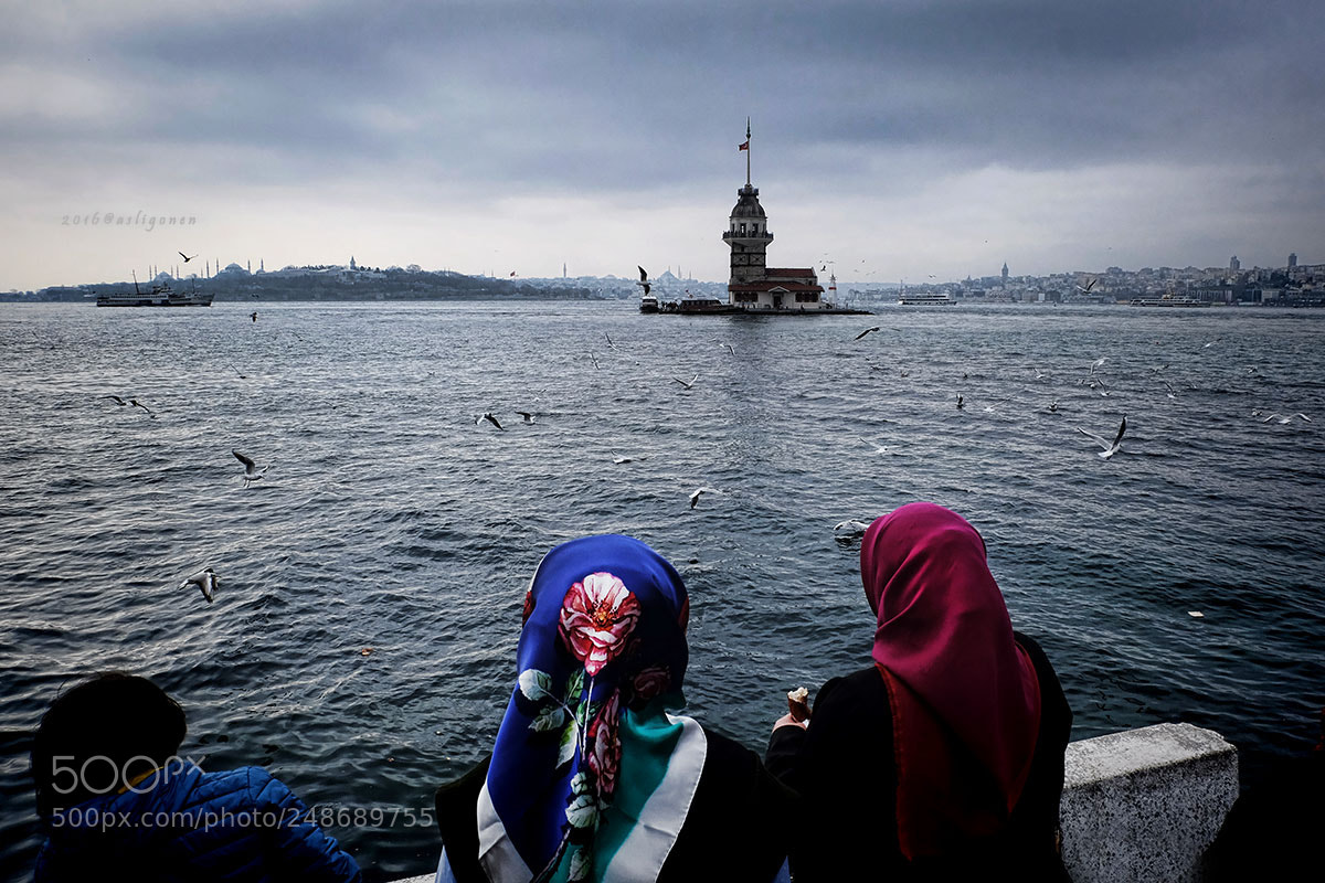 Fujifilm X-M1 sample photo. Kız kulesi photography