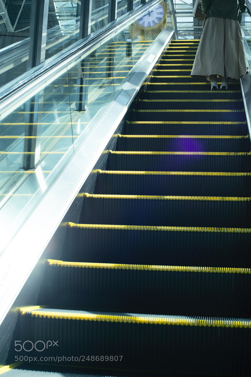 Nikon D600 sample photo. Escalator photography