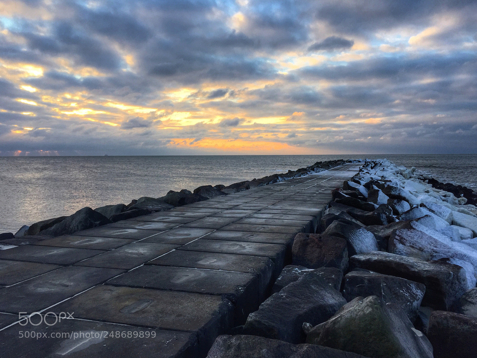 Apple iPhone 6 sample photo. Winter sunset photography