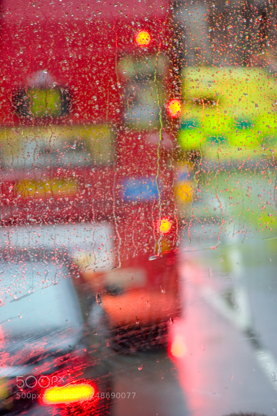 Canon EOS 20D sample photo. Rain in london view photography