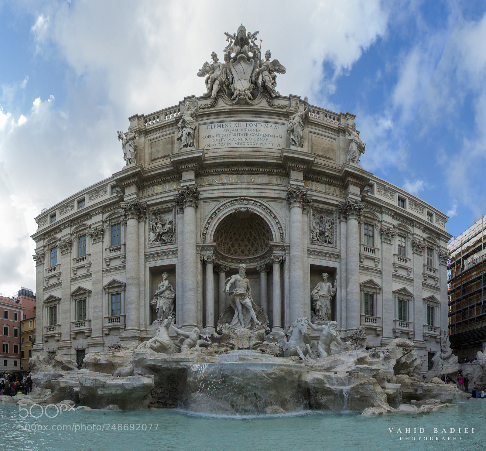 Canon EOS 60D sample photo. Trevi fountain photography