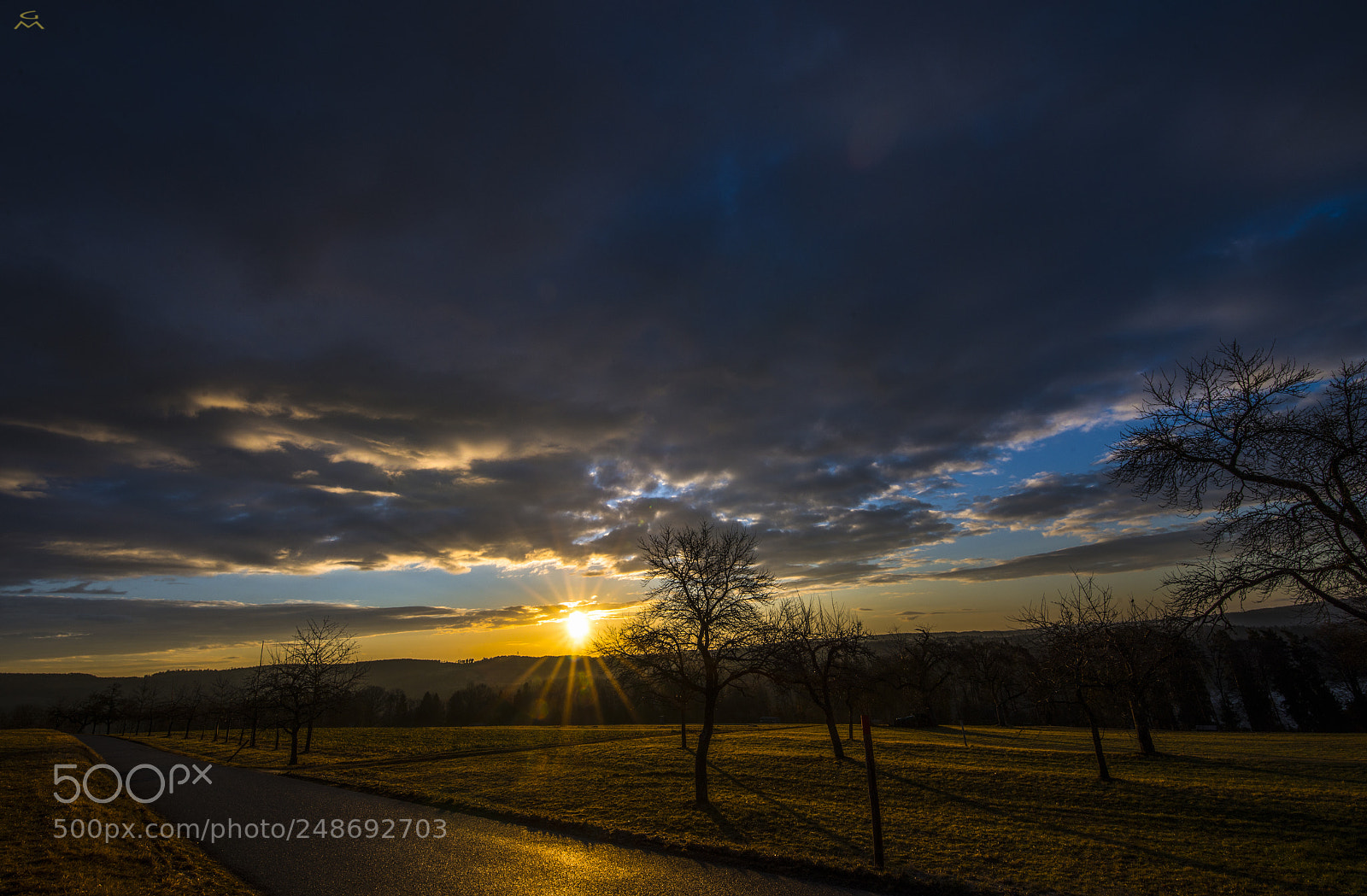 Nikon D800 sample photo. Cloudy sunrise of spring photography