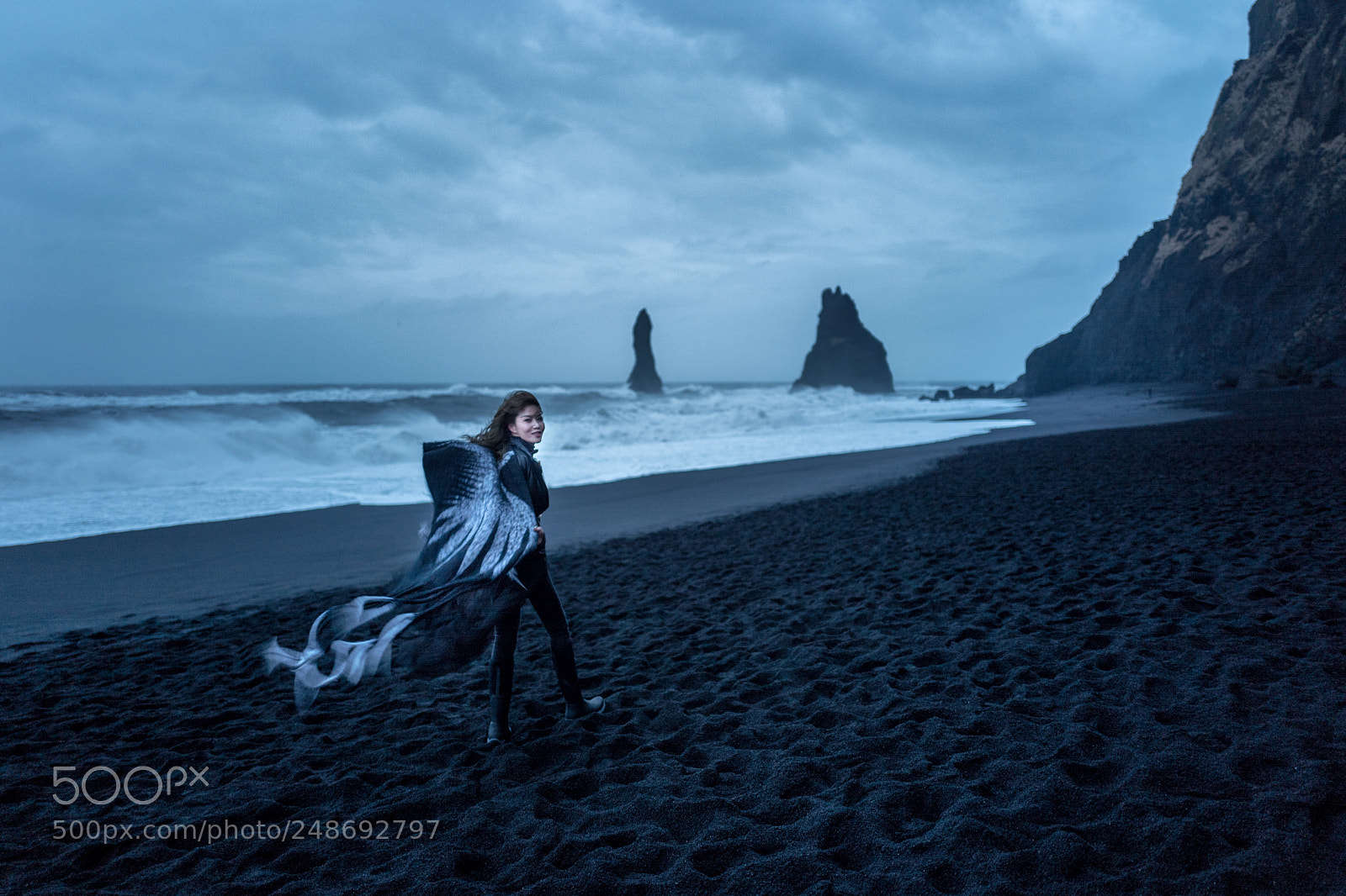 Leica Q (Typ 116) sample photo. Iceland black beach photography