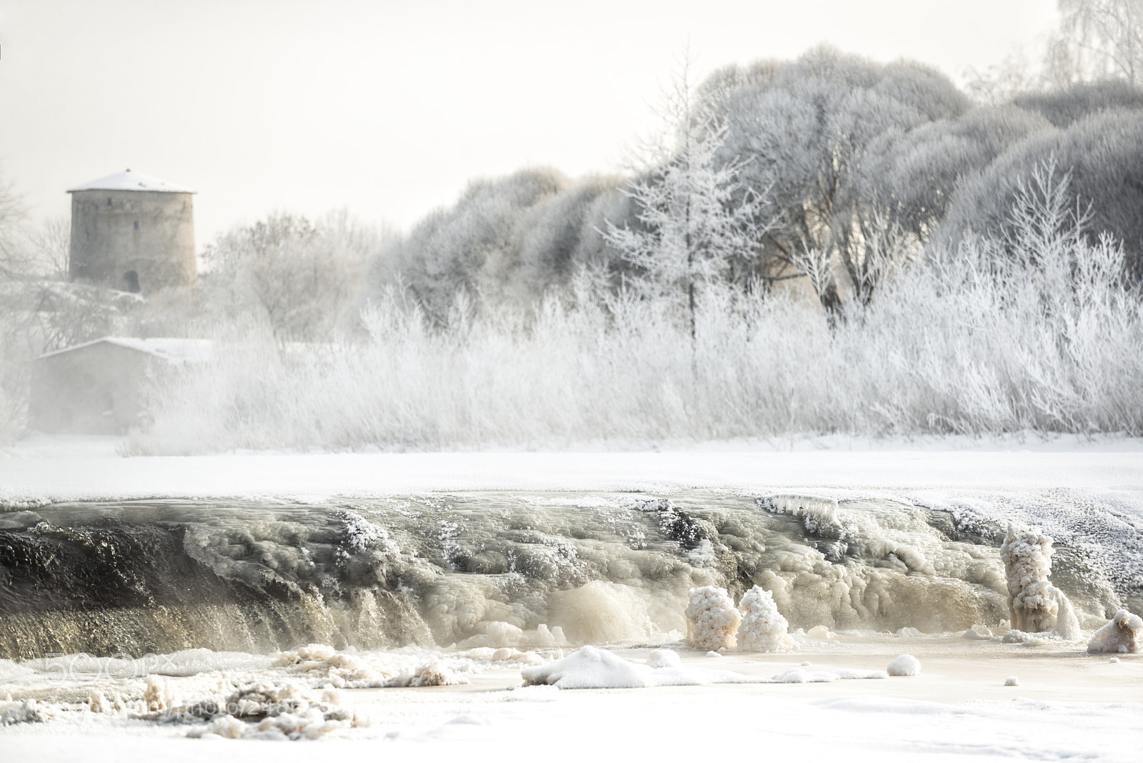 Nikon D600 sample photo. Winter river photography
