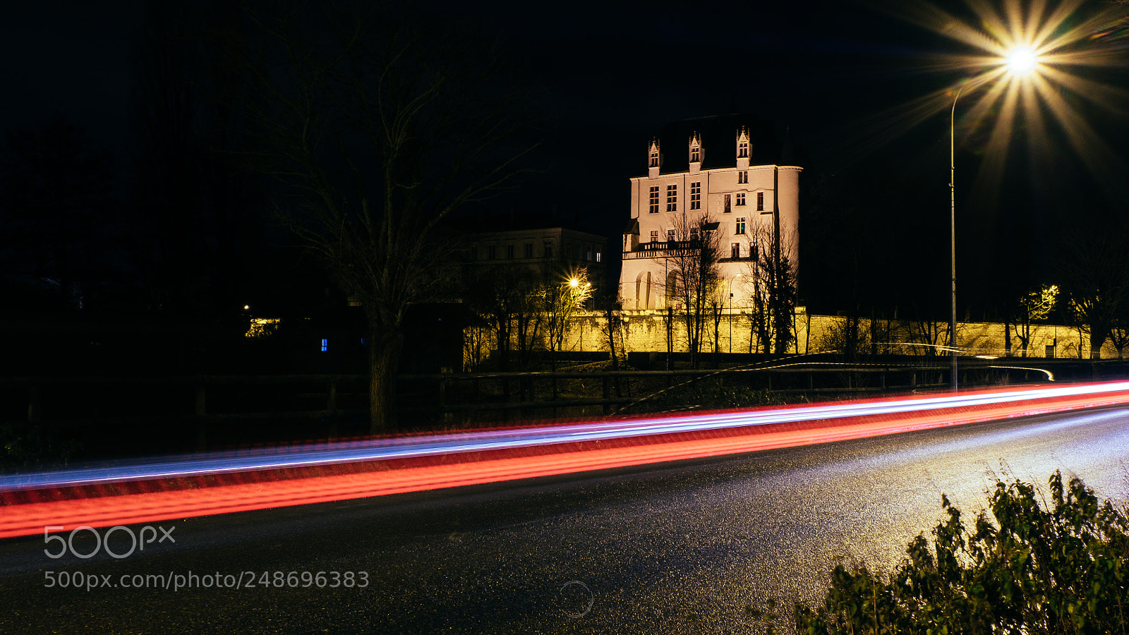 Fujifilm X-T20 sample photo. Night castle photography