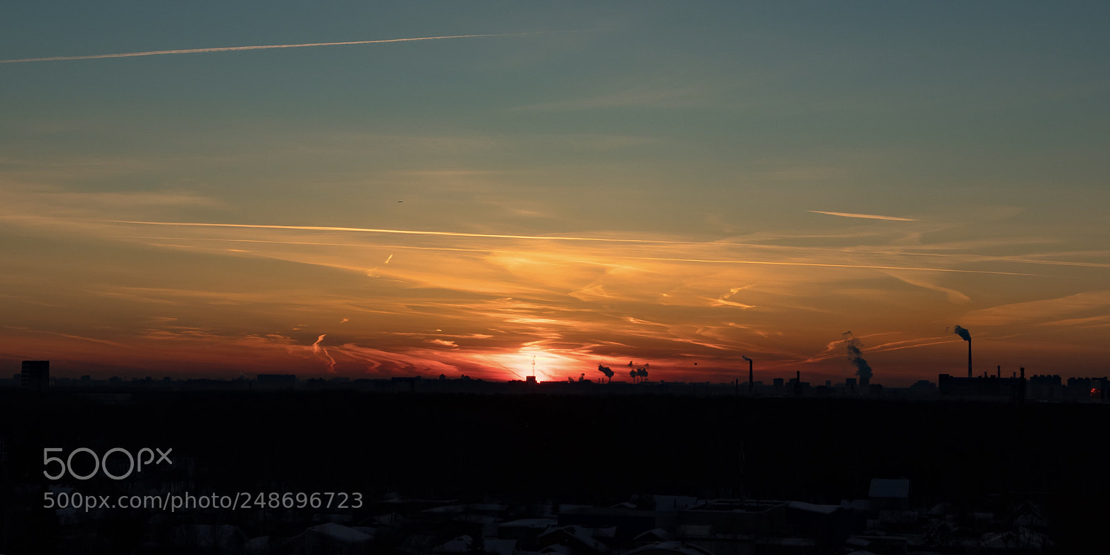Canon EOS M6 sample photo. Moscow sunset photography
