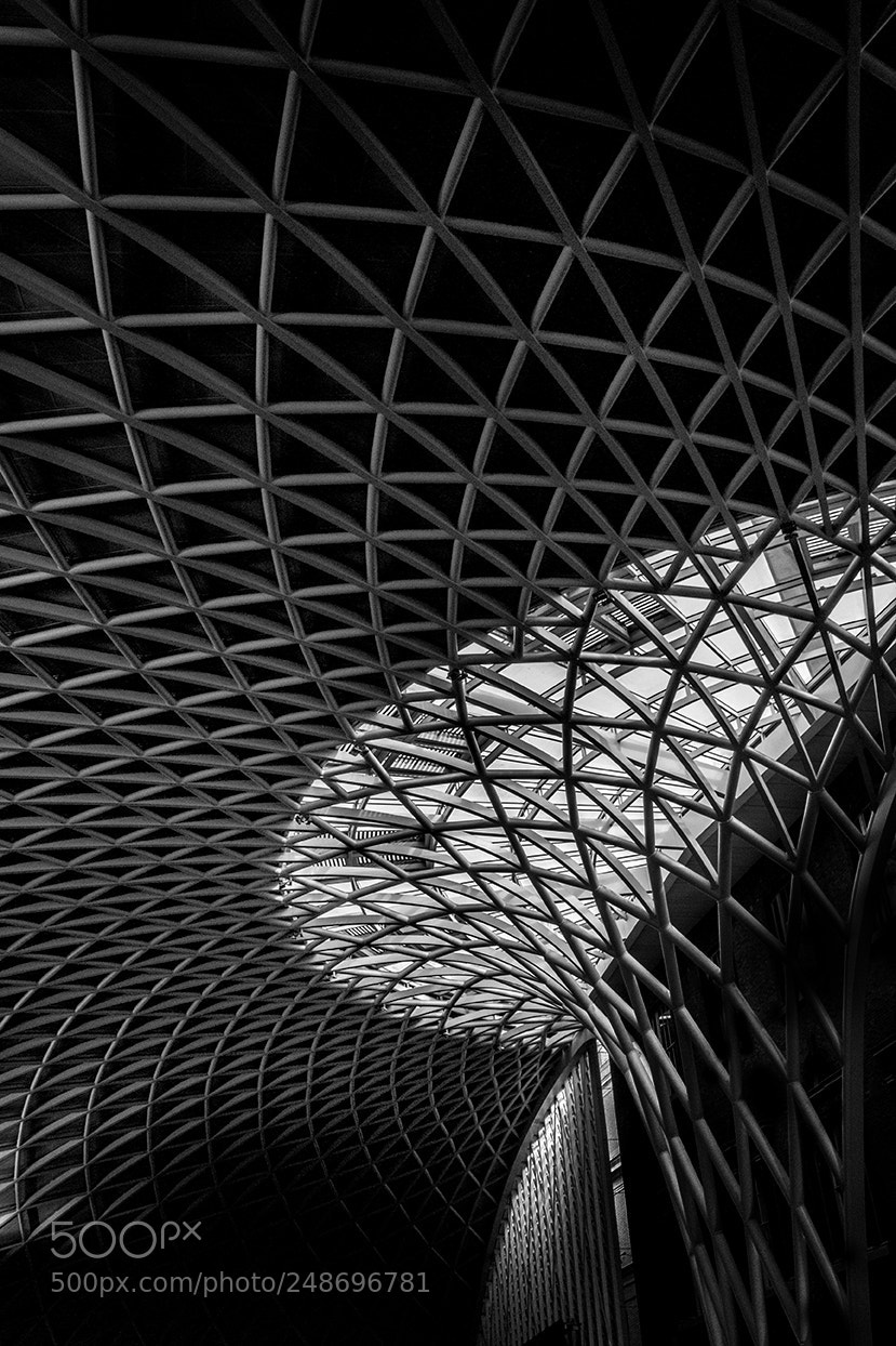Canon EOS 7D sample photo. King scross st.pancras tube photography