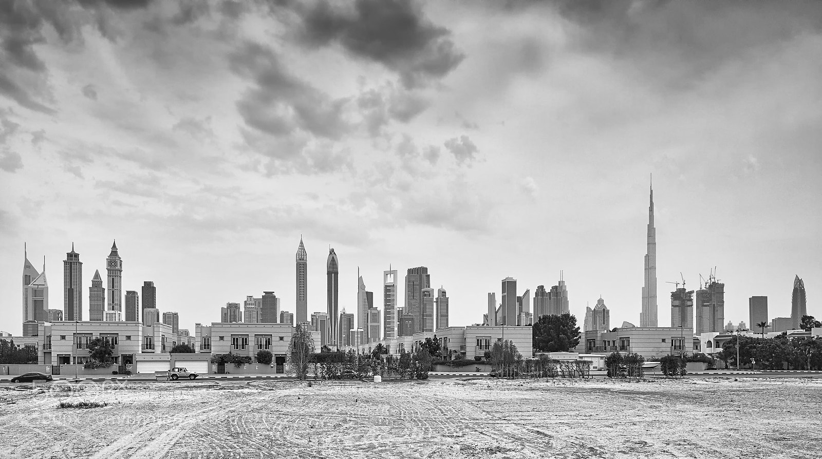 Canon EOS 5D Mark II sample photo. Dubai skyline photography