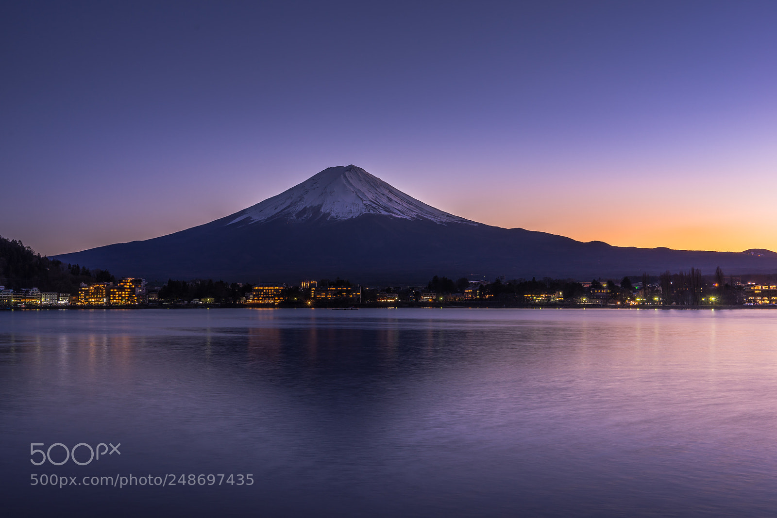 Sony a7R sample photo. Fuji sunset photography