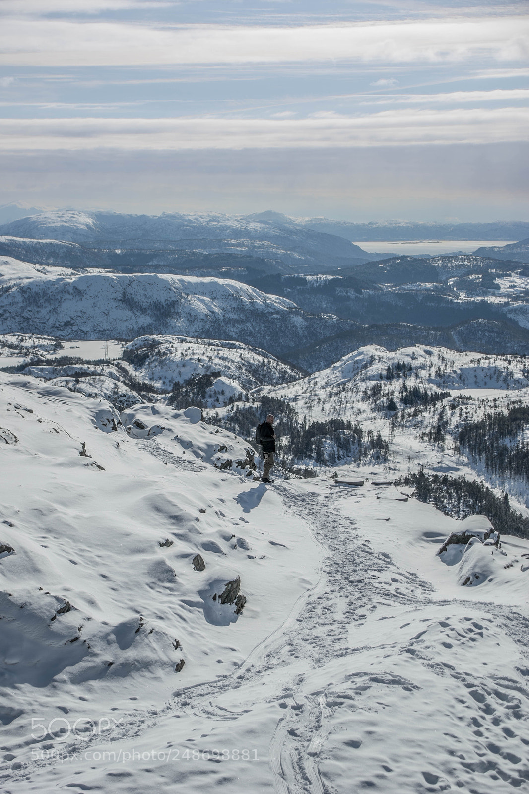 Nikon D5300 sample photo. Winter hiking photography