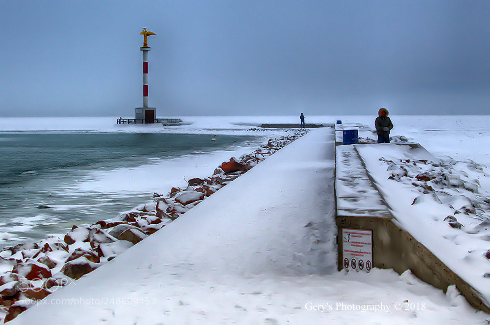 Canon EOS 1300D (EOS Rebel T6 / EOS Kiss X80) sample photo. Frozen lake balaton photography