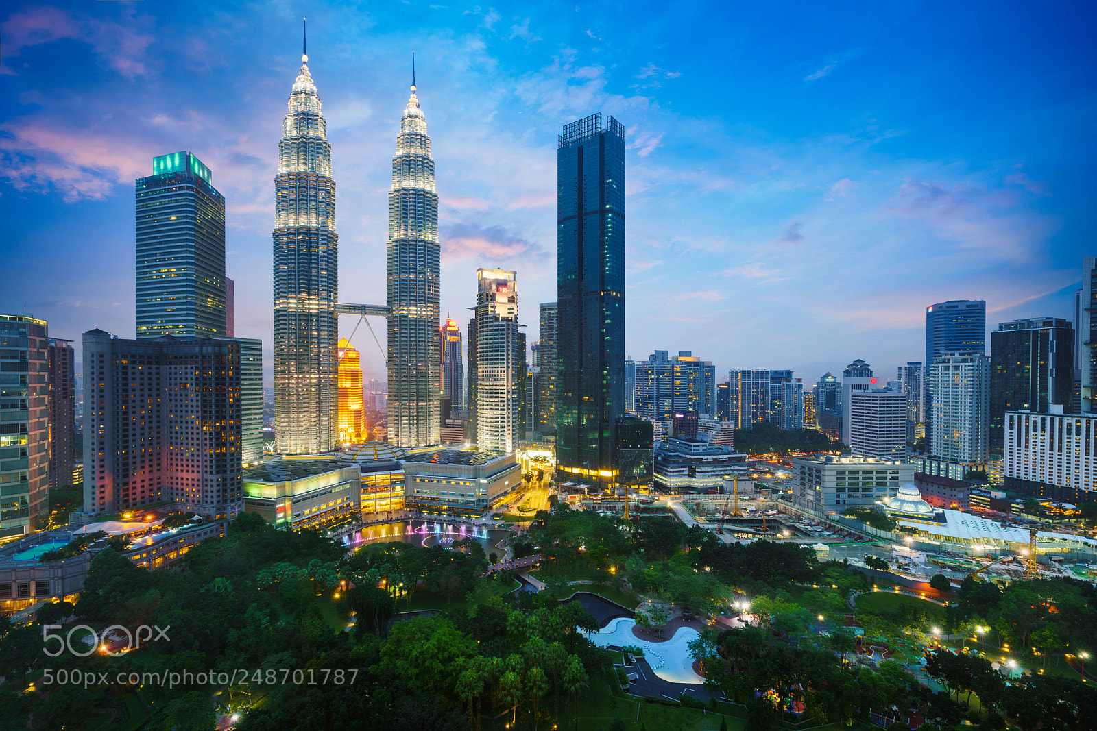 Sony a7R II sample photo. Kuala lumpur city skyline photography