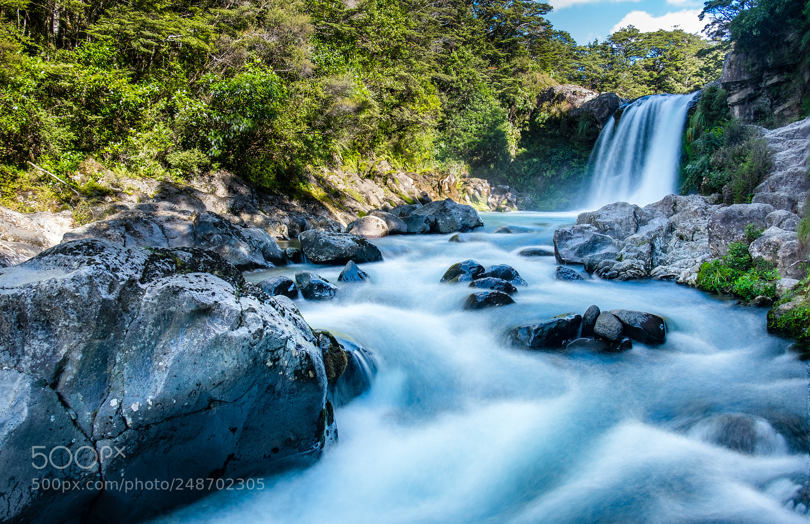 Fujifilm X-T2 sample photo. Tawhai falls photography