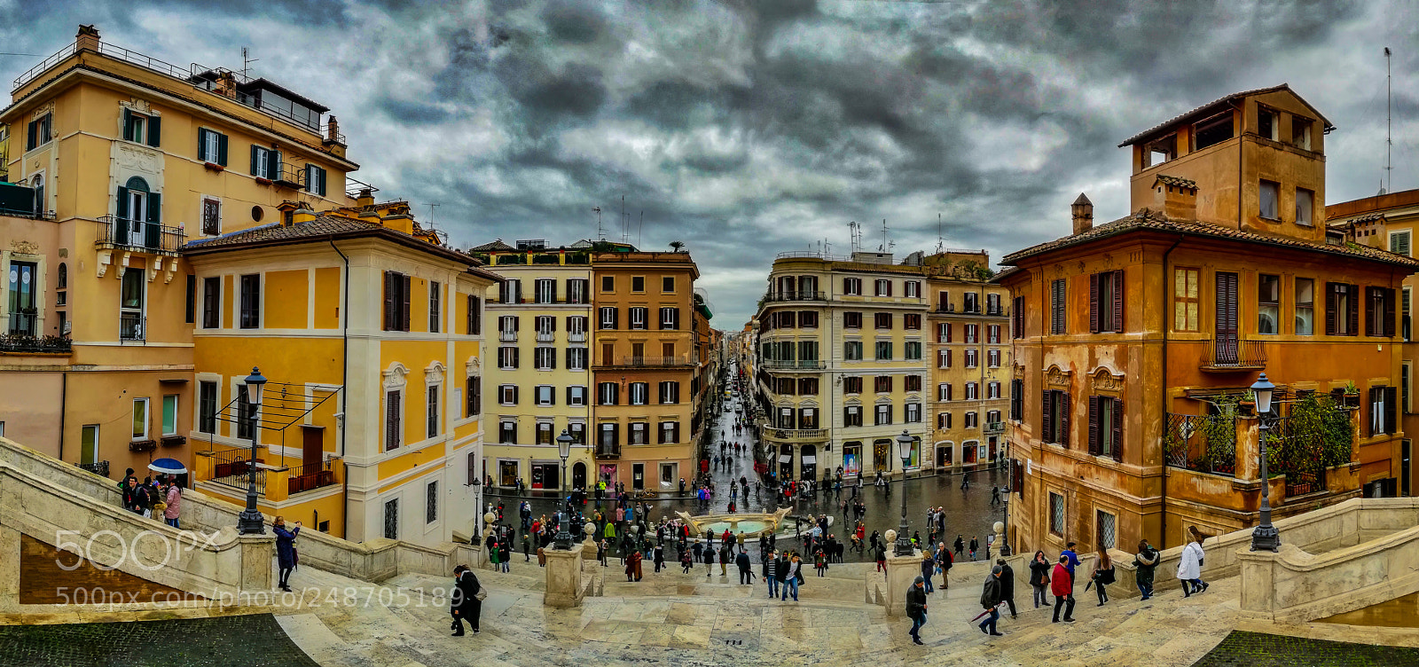 HUAWEI P9 LITE sample photo. Scalinata di trinit dei photography