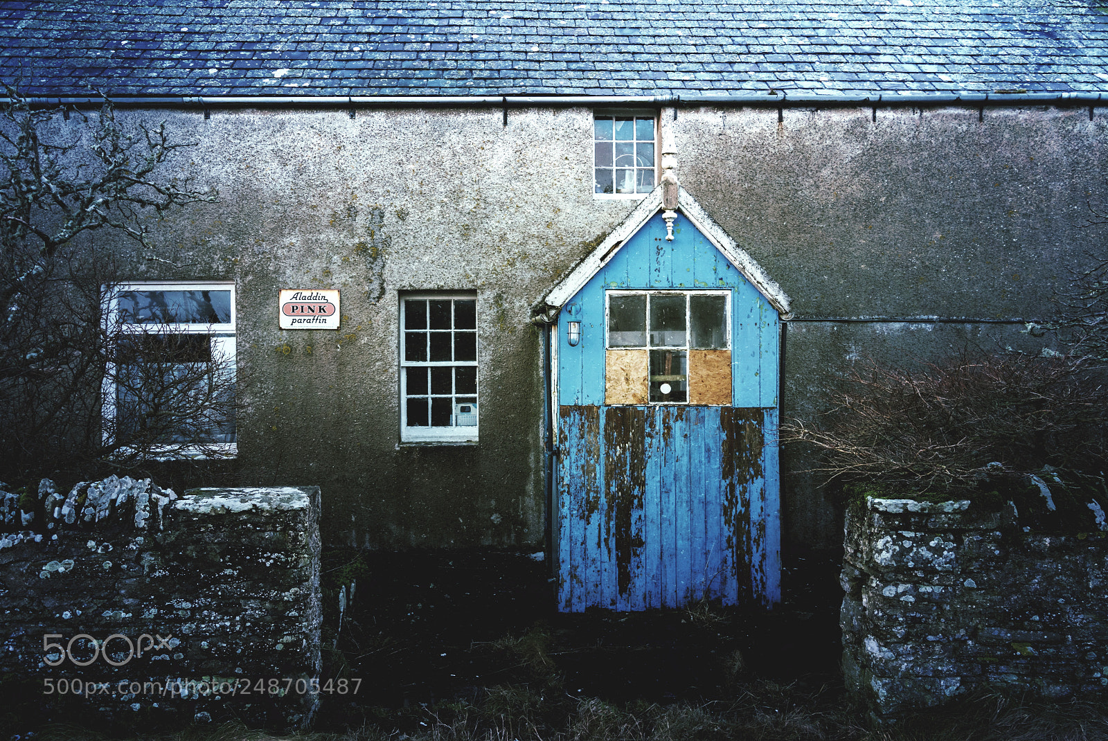 Nikon D5500 sample photo. Derelict shop in deerness photography