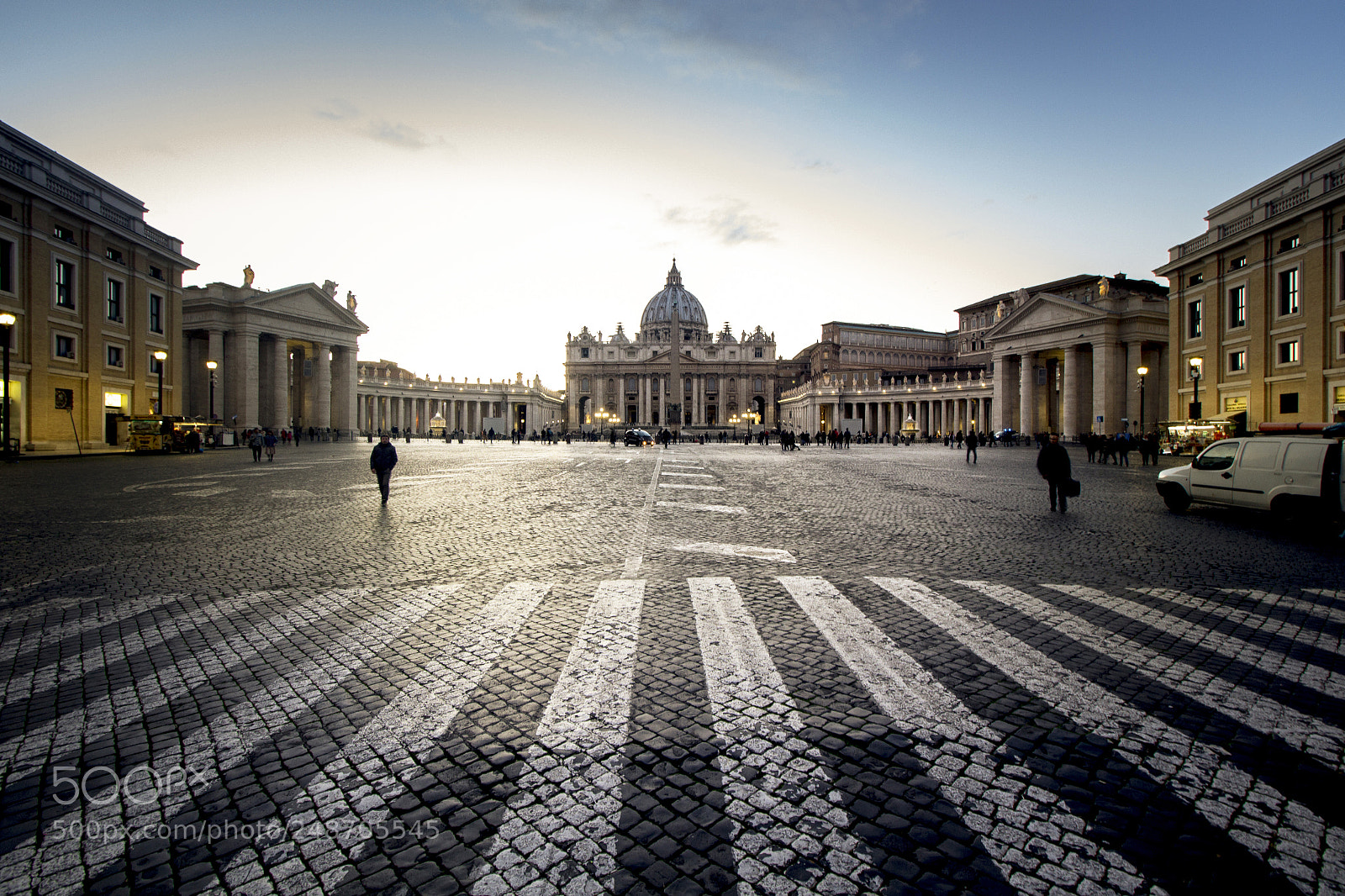 Canon EOS 60D sample photo. Vatican stripes | rome photography