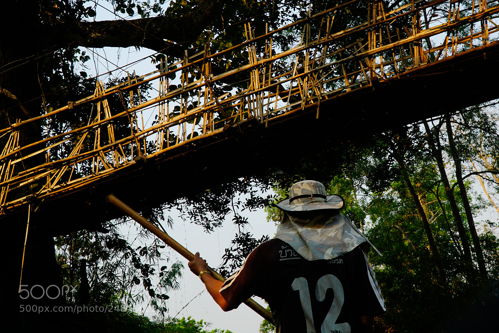Sony a6000 sample photo. Bamboo rafting photography