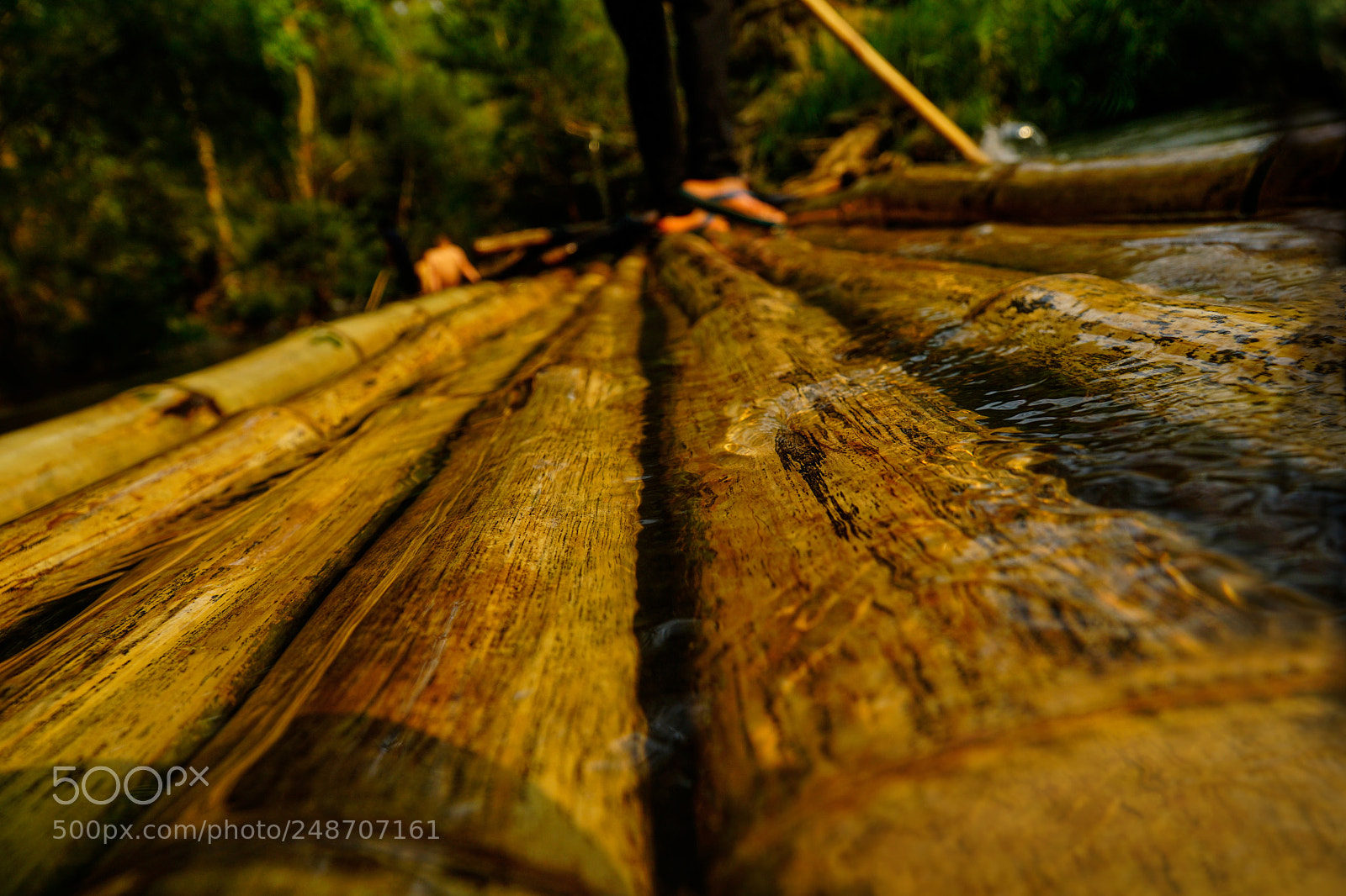 Sony a6000 sample photo. Bamboo rafting photography