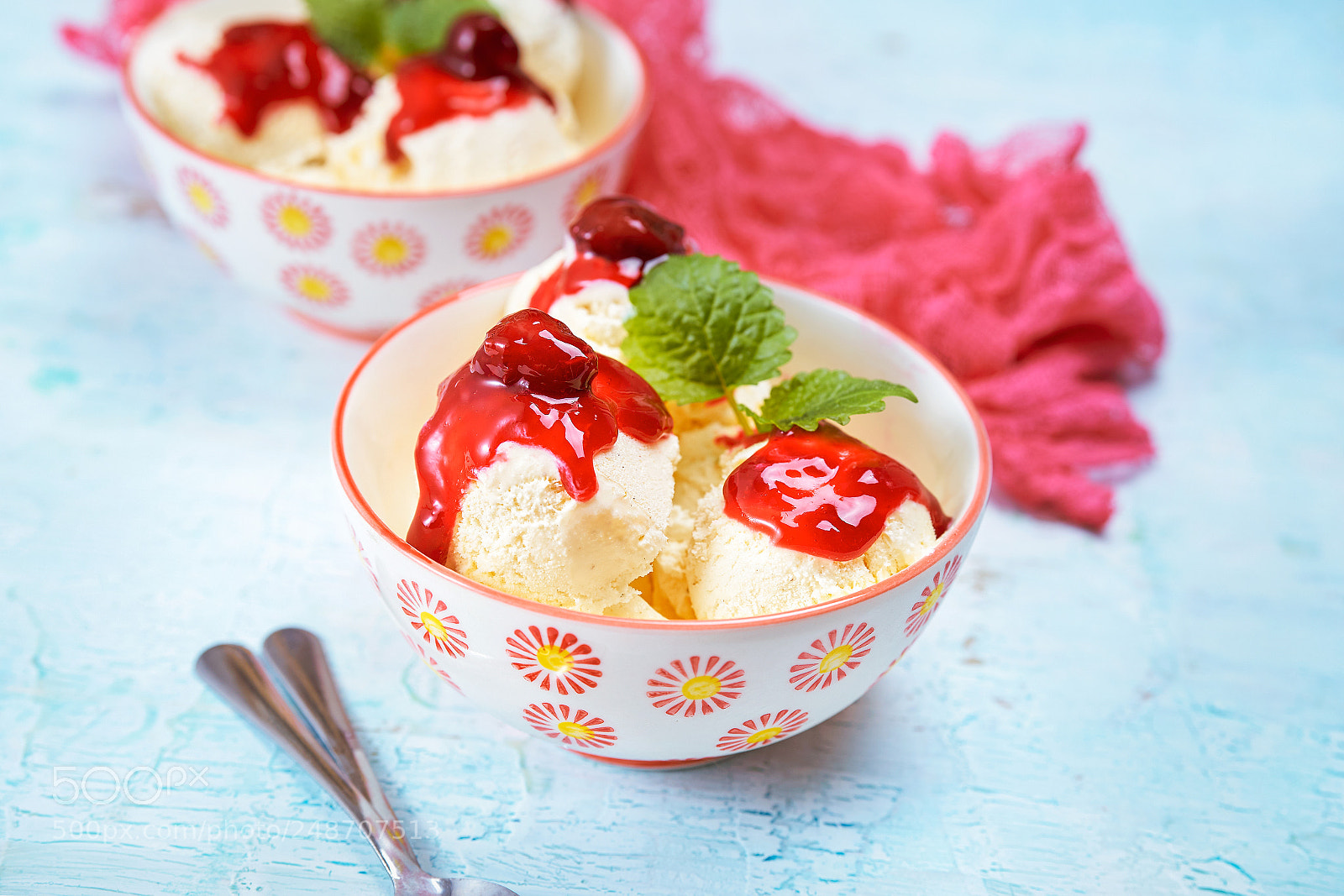 Sony a7 II sample photo. Vanilla ice cream balls photography