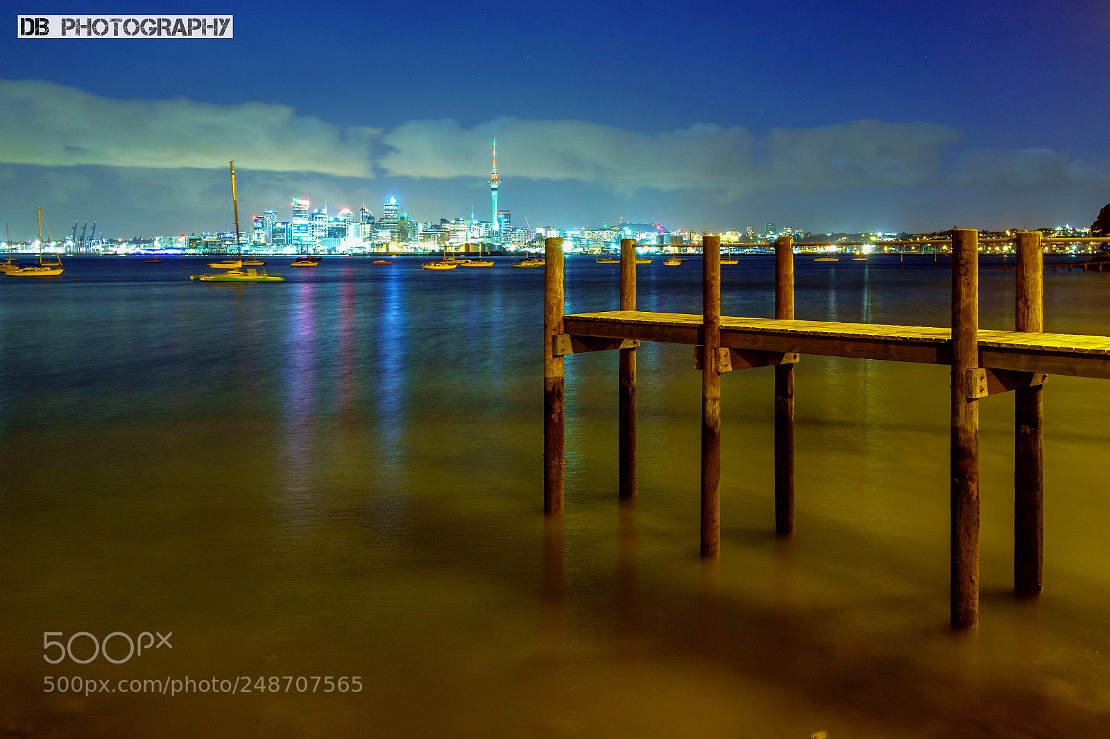 Sony a6000 sample photo. Auckland by night photography