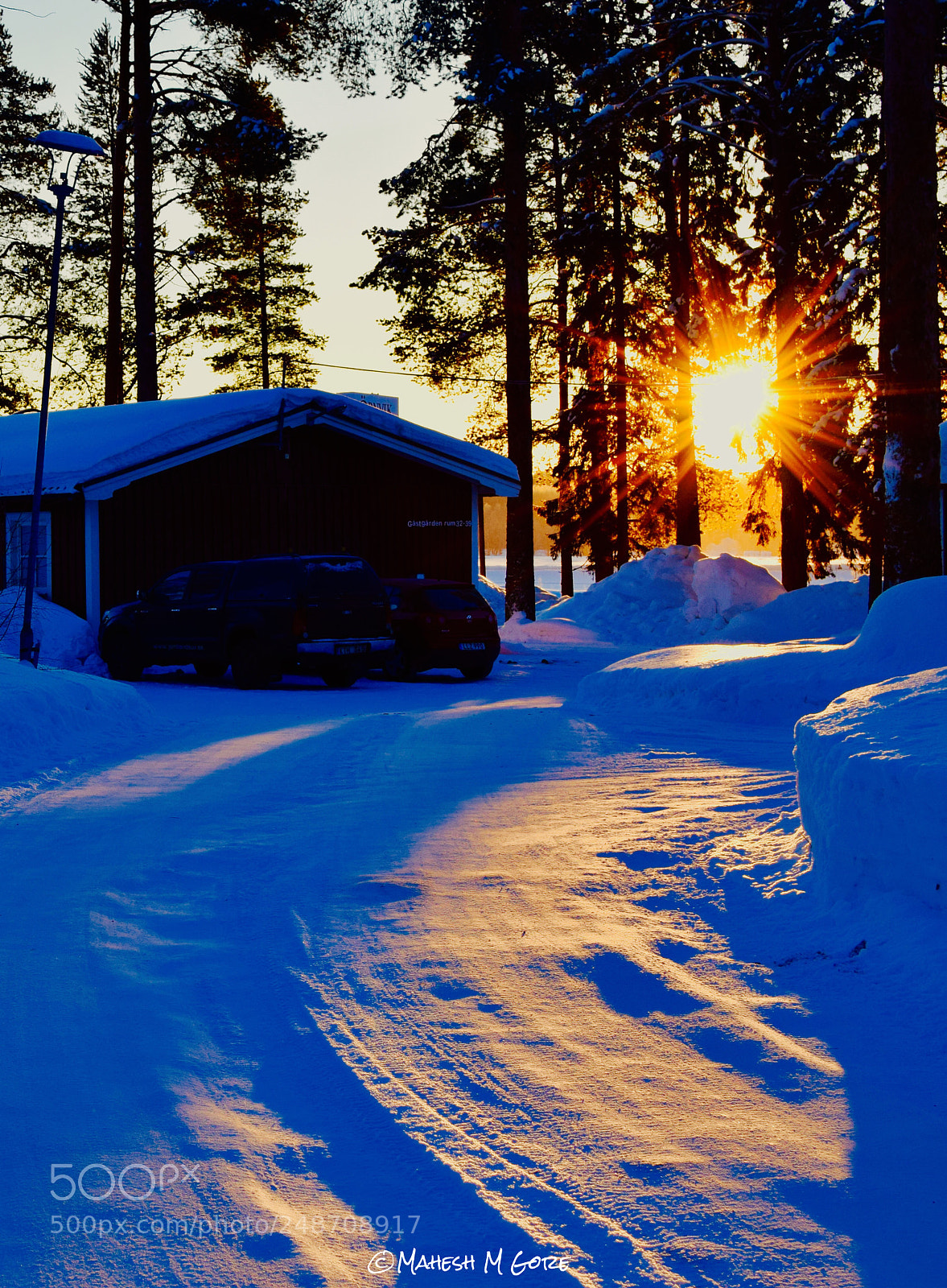 Nikon D5300 sample photo. Winter sunset photography