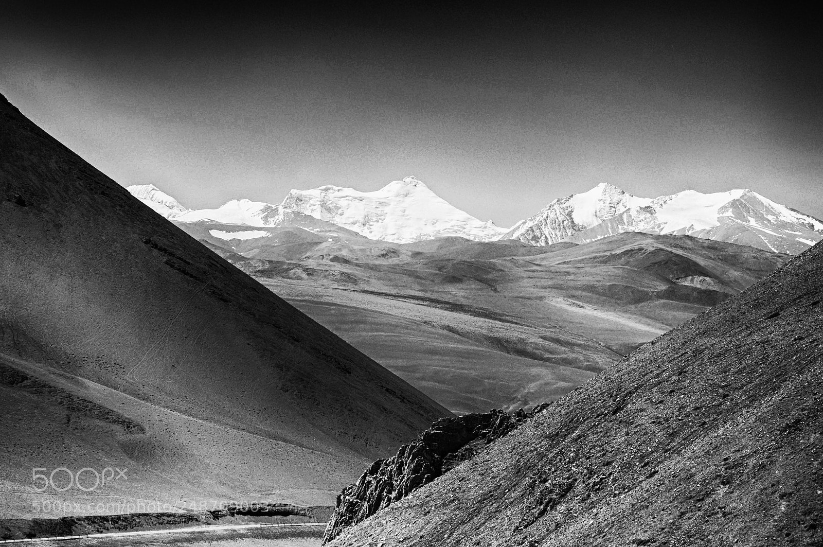 Nikon D90 sample photo. Tibet col de tingri photography