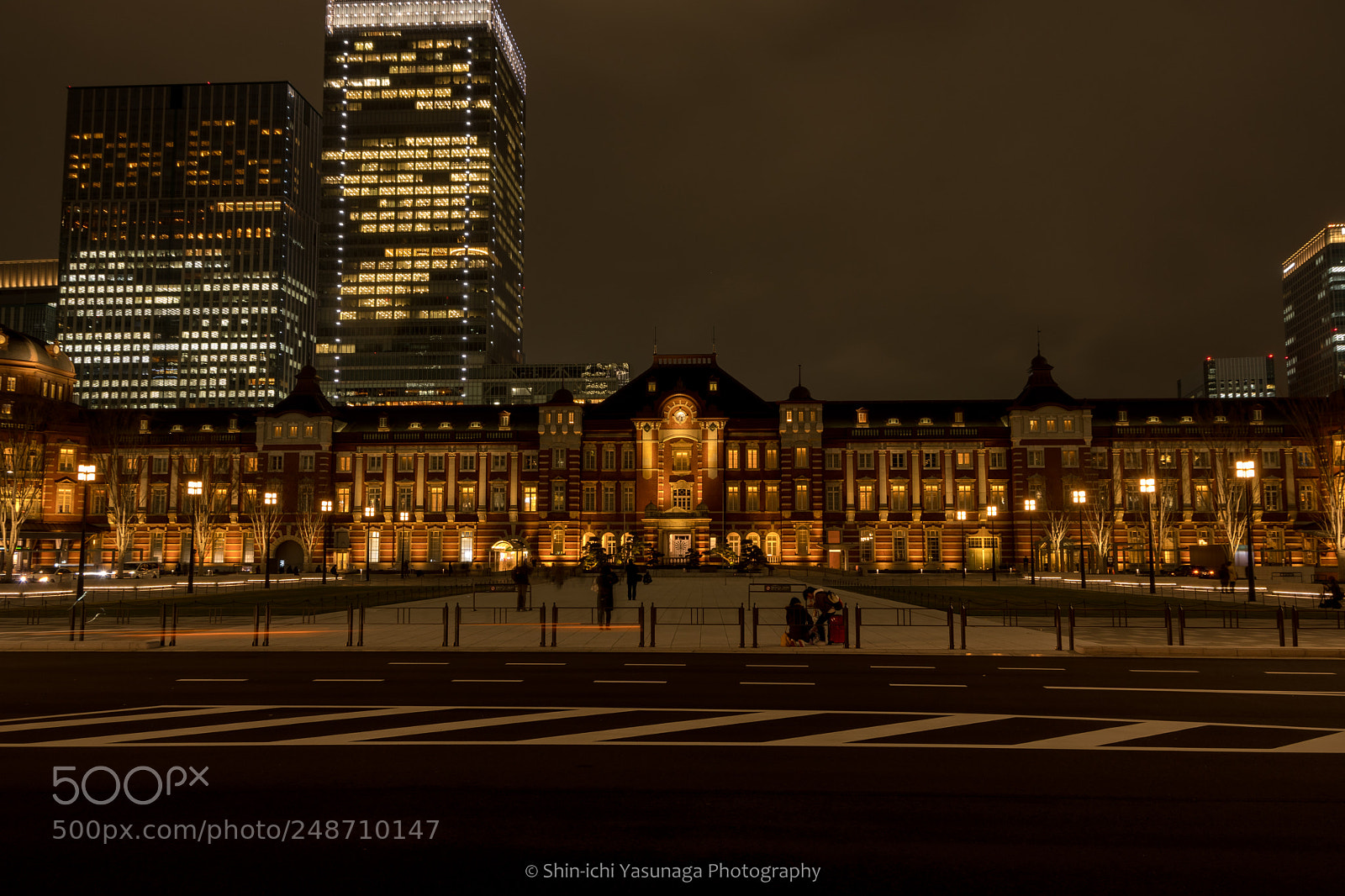 Pentax K-70 sample photo. Night view of railroad photography
