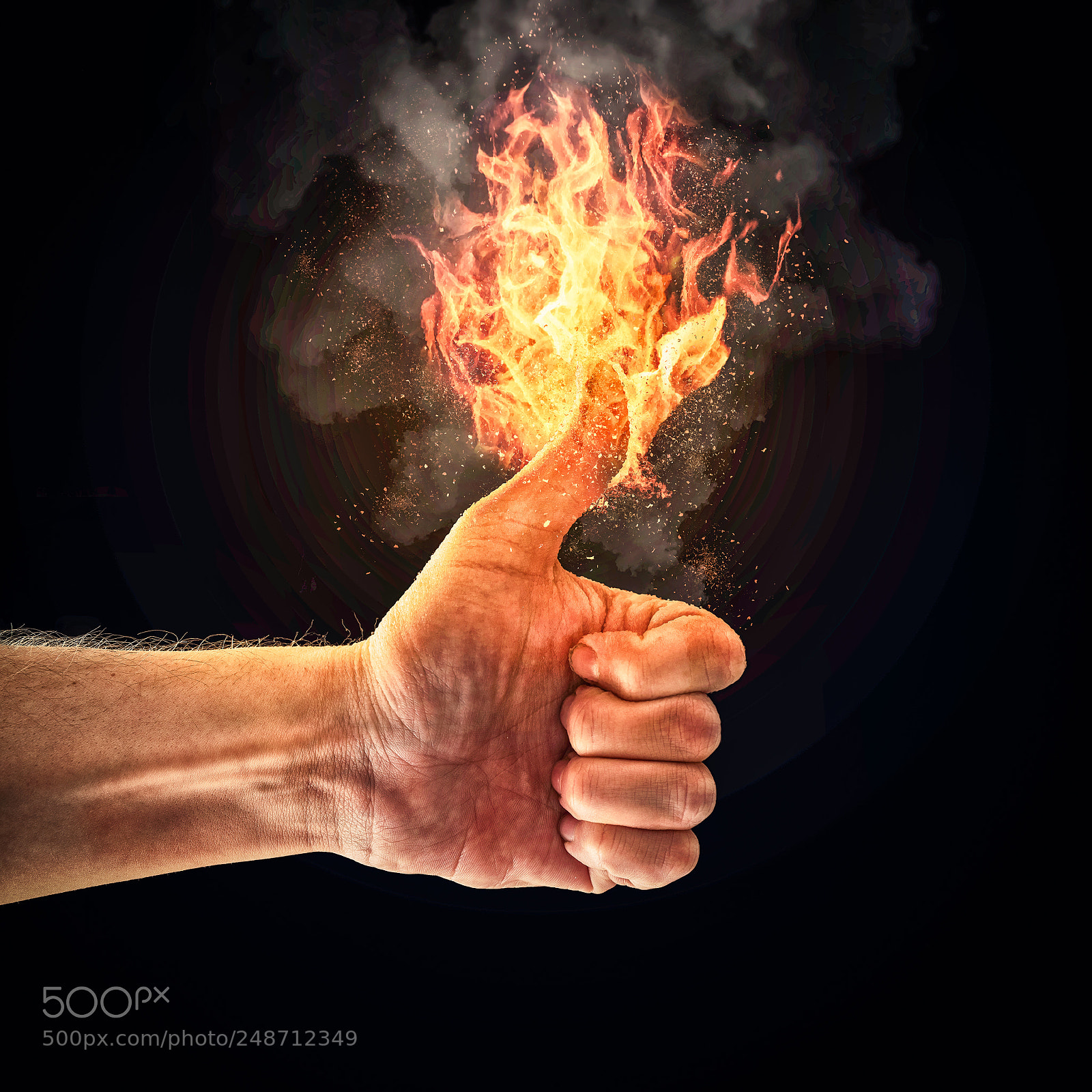 Nikon D610 sample photo. Thumb on fire photography