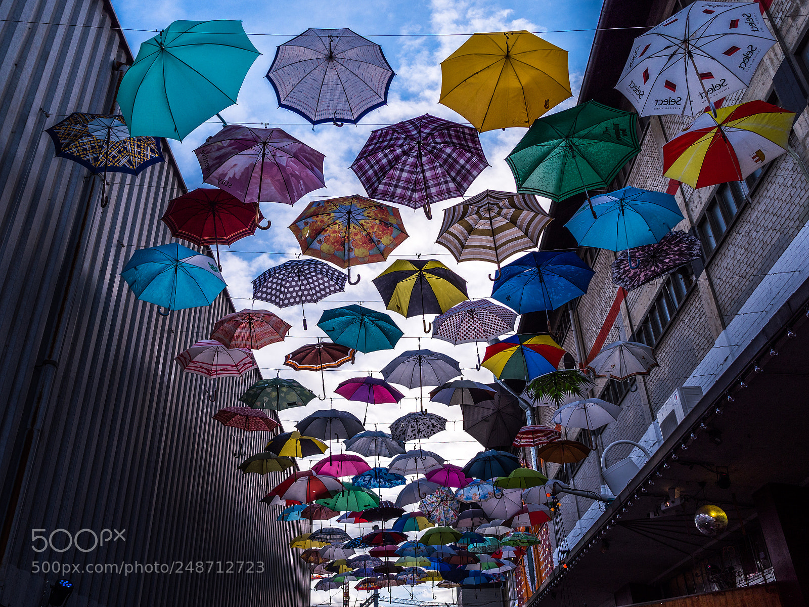 Panasonic Lumix DMC-GX8 sample photo. Umbrellas in the cloud photography