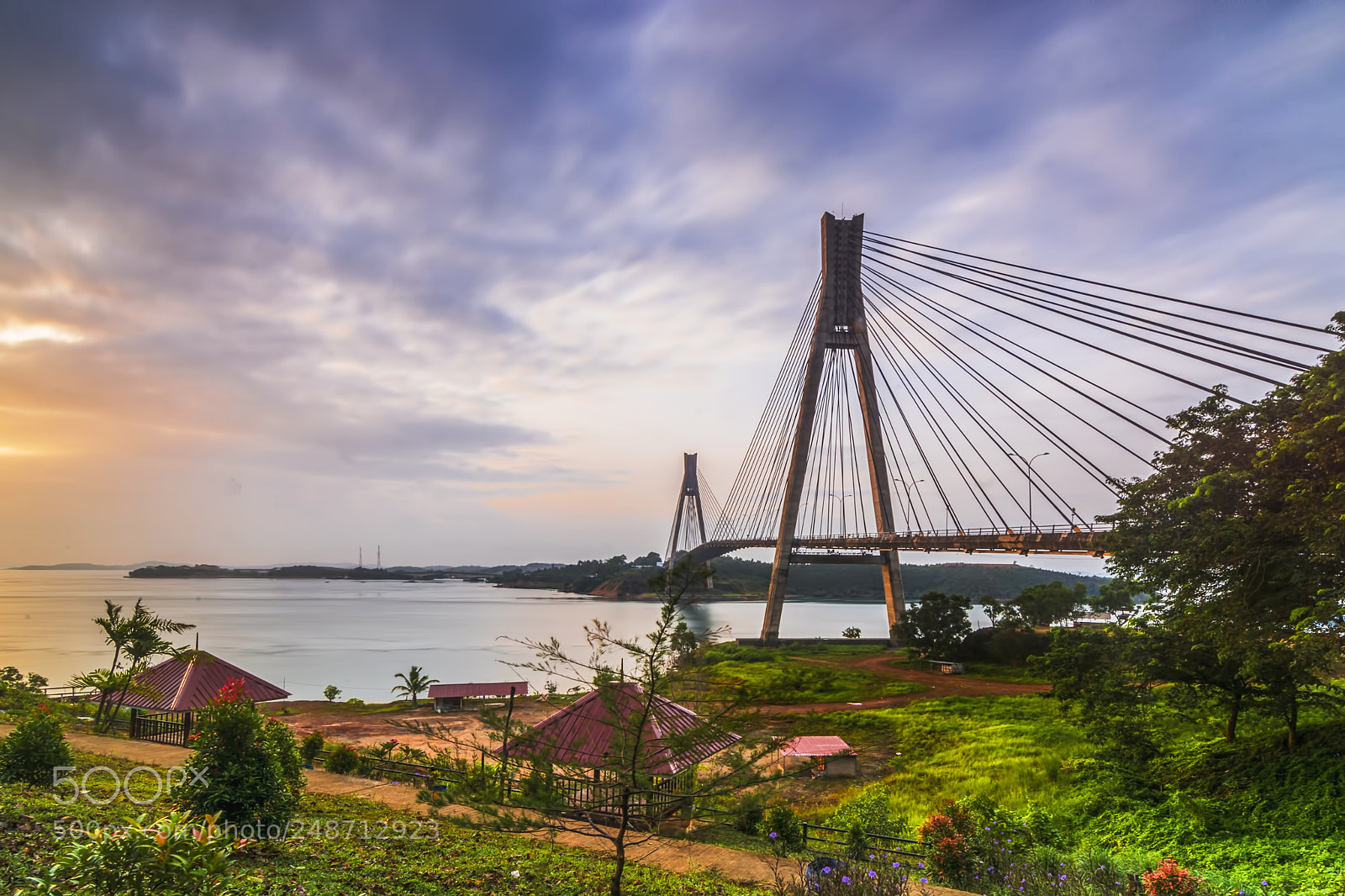Nikon D7100 sample photo. Barelang bridge photography