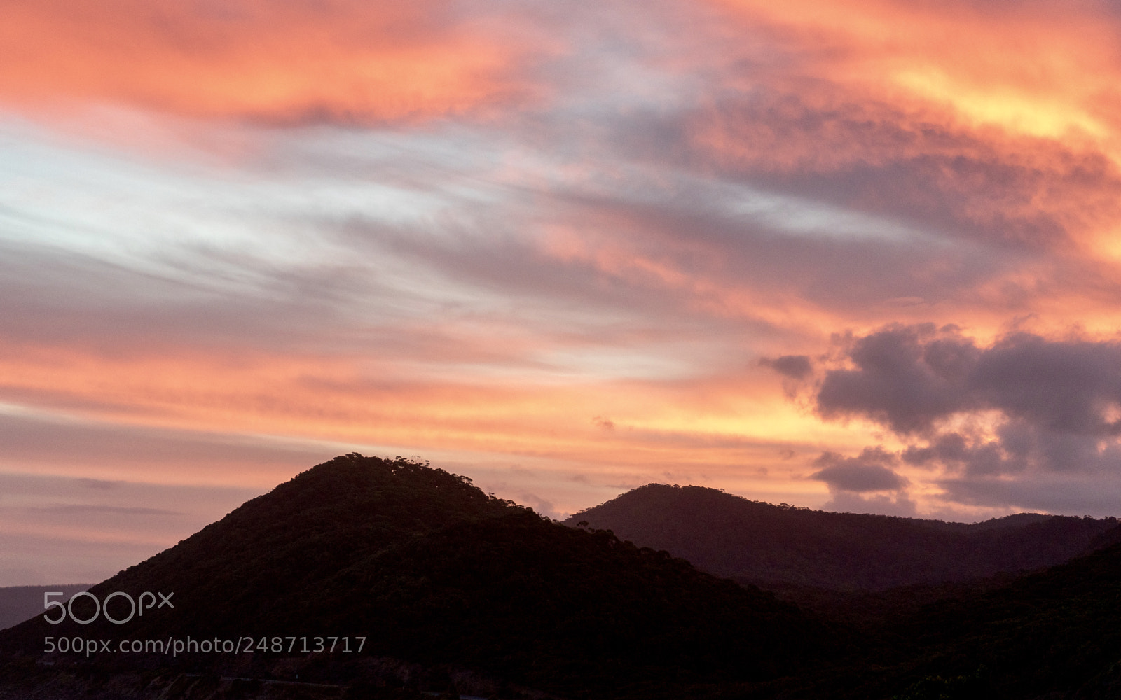 Sony a7 sample photo. Sunset in lorne photography