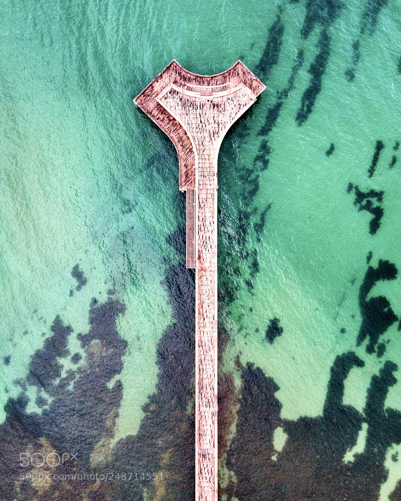 DJI FC220 sample photo. Pretty pier photography
