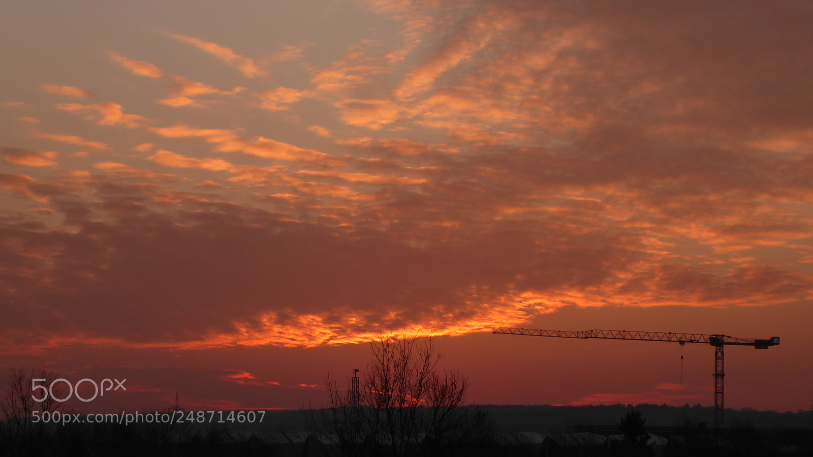Panasonic DMC-TZ71 sample photo. Burning sky photography