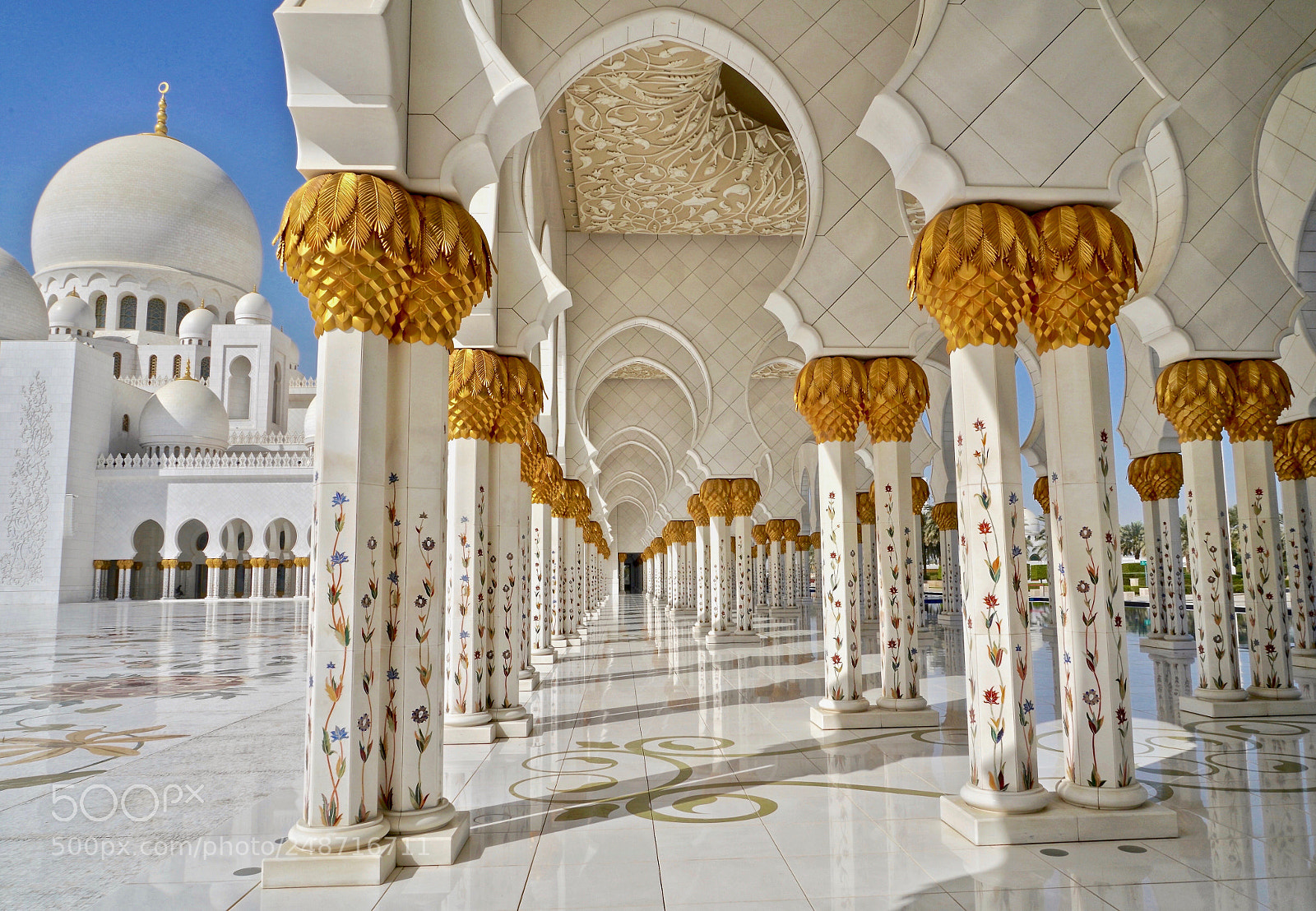 Sony a7R III sample photo. Columns sheikh zayed grand photography
