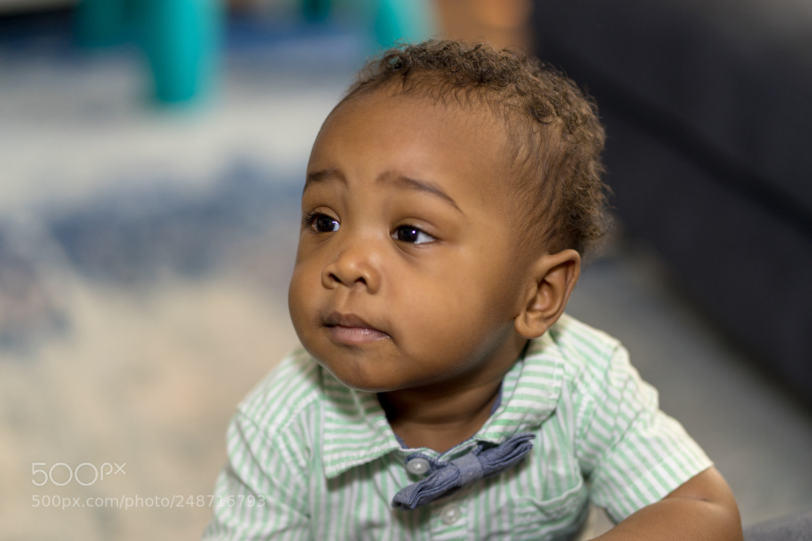 Sony a7 sample photo. Pensive baby photography