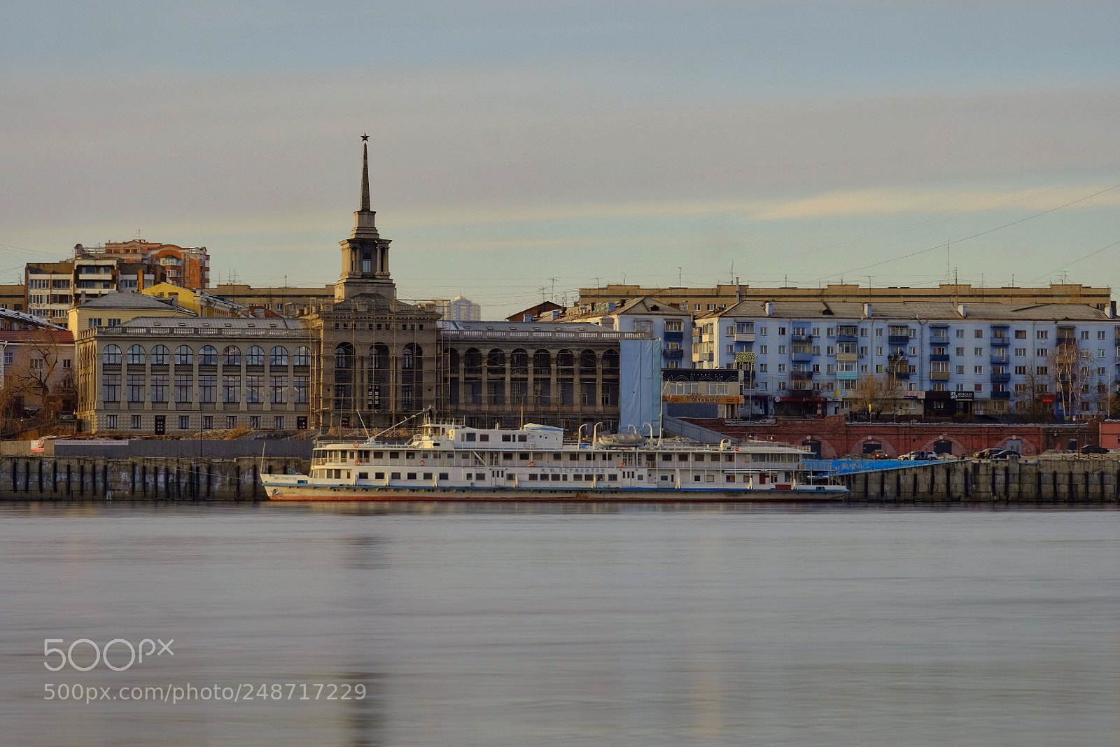 Fujifilm X-T2 sample photo. River station. krasnoyarsk photography
